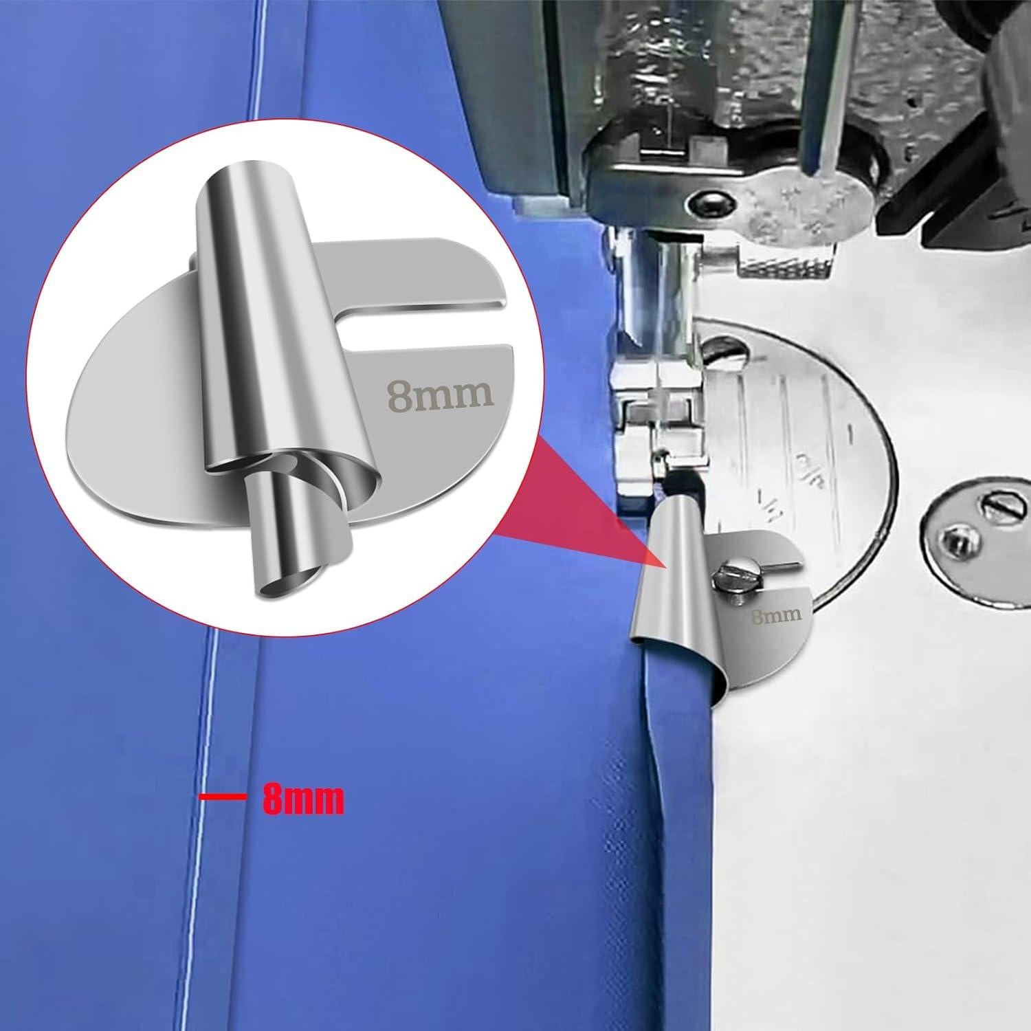 Pie de Prensatelas para Dobladillo Enrollado TOOVREN 8 Piezas 3-10mm