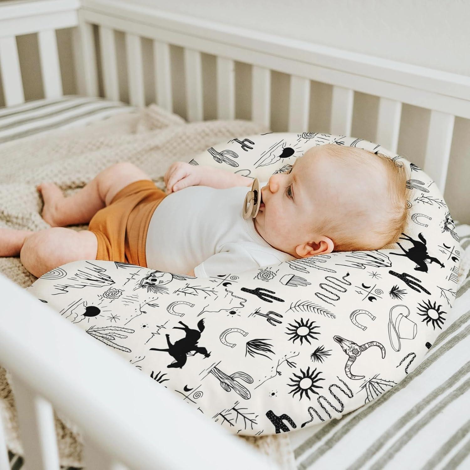 Funda de Almohada de Lactancia Cowboy del Oeste 55.88x45.72 cm