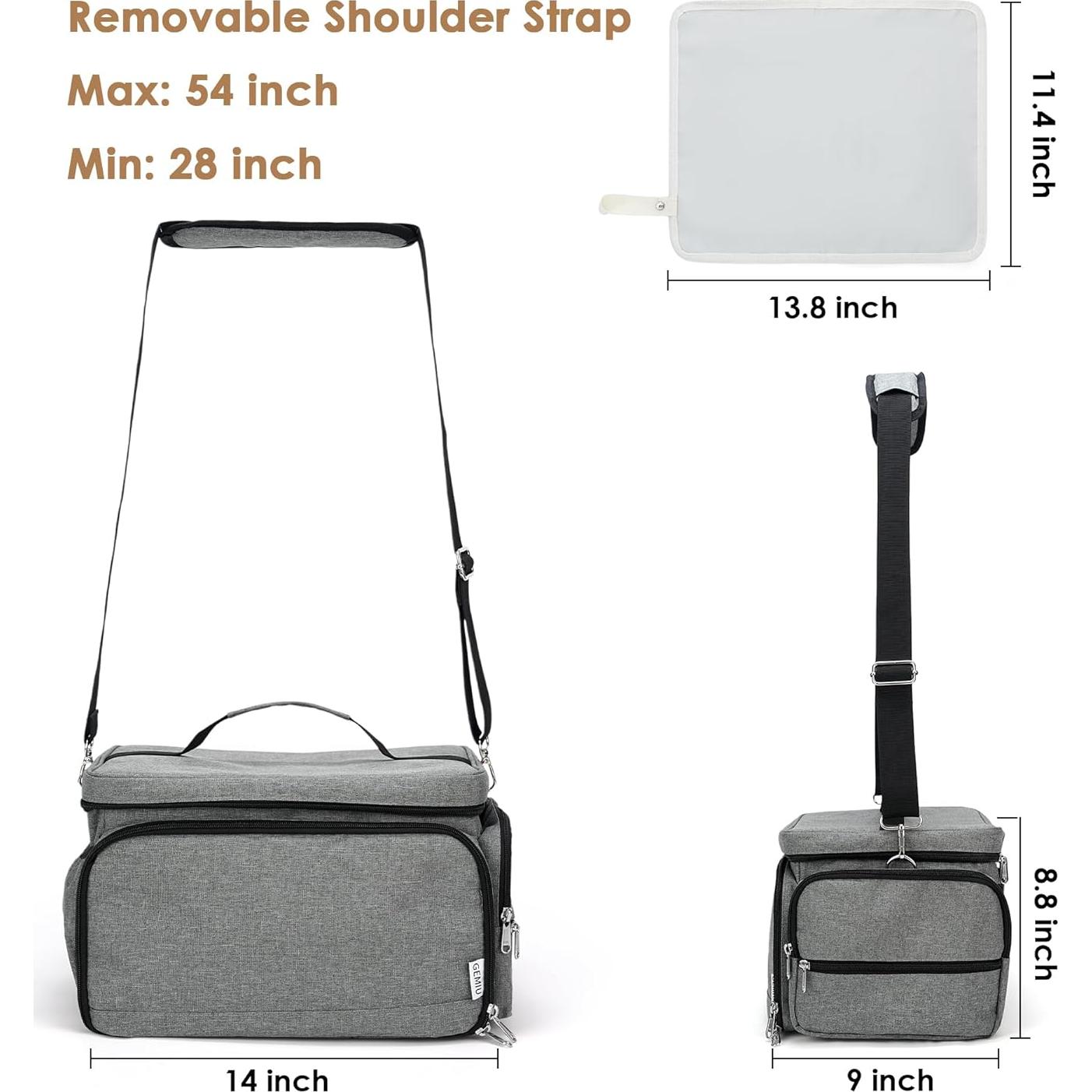 Bolsa de Almacenamiento para Extractor de Leche GEMIU Gris