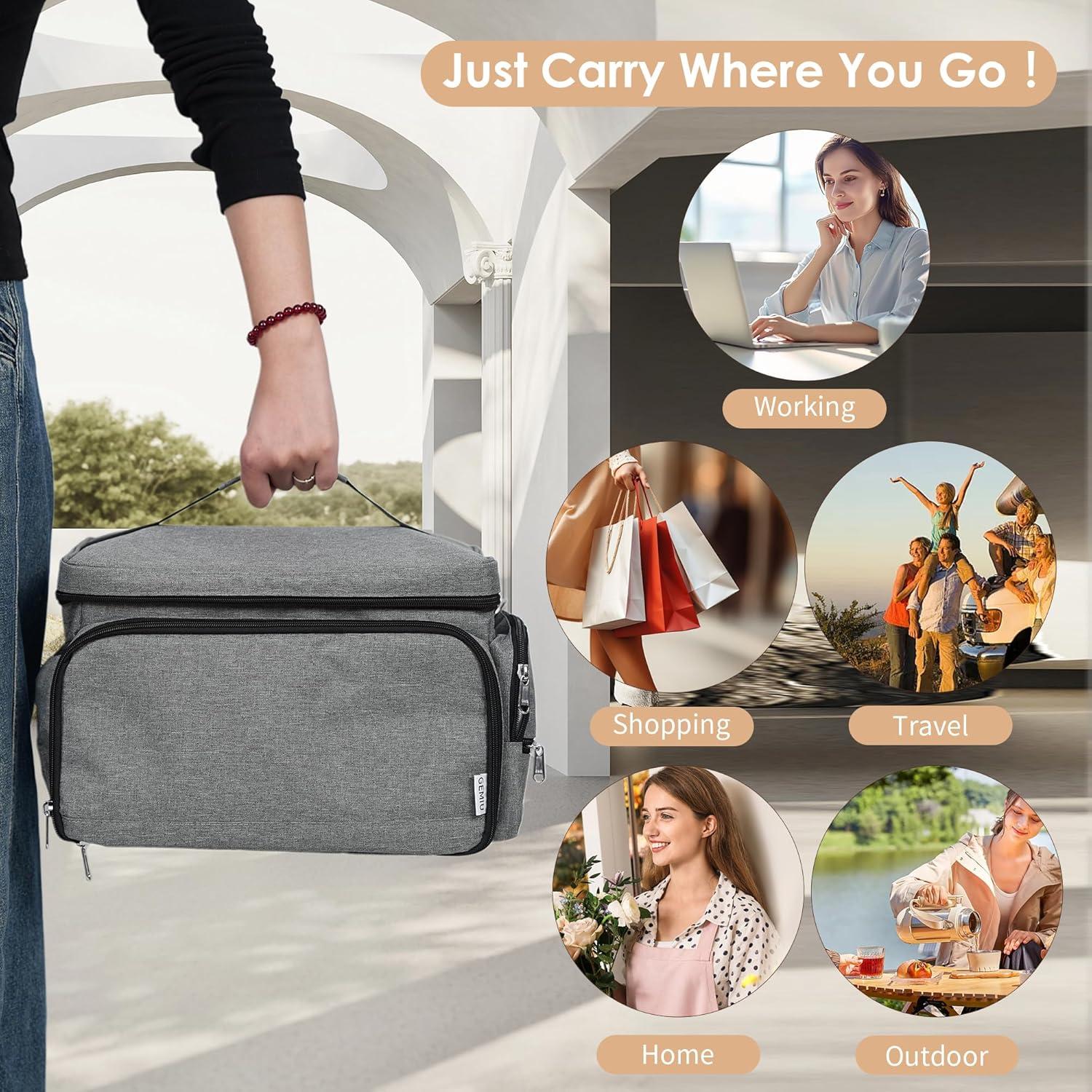 Bolsa de Almacenamiento para Extractor de Leche GEMIU Gris