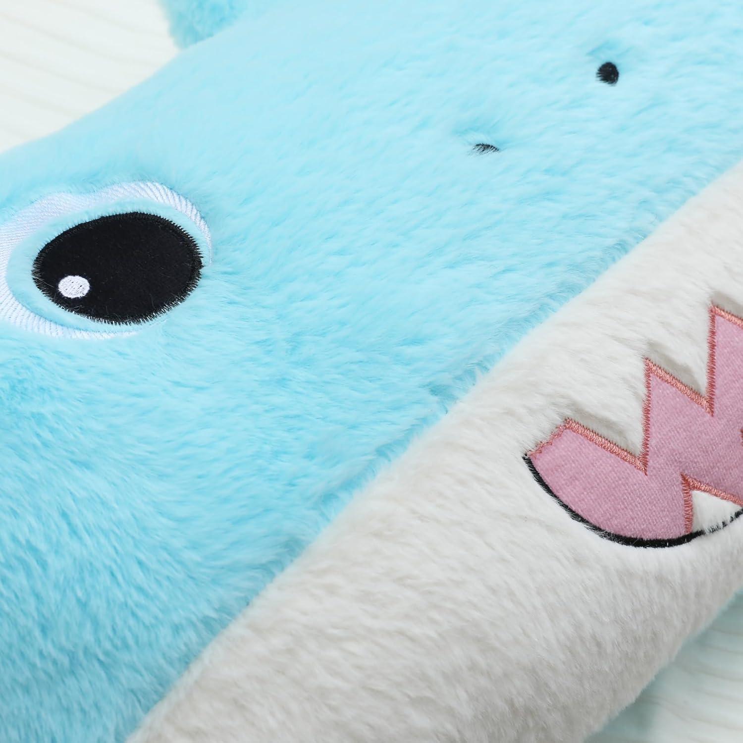 Almohada Lumbar Tiburón Azul Bebé Snugtown 30x60 cm