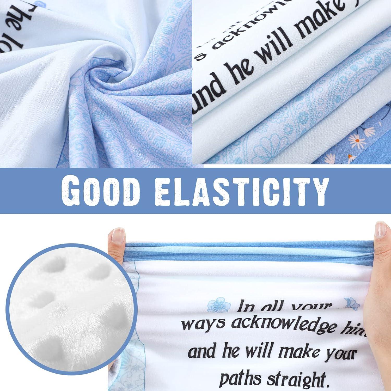 Manta de Recepción para Bebés Oudain 76x102 cm Azul Floral