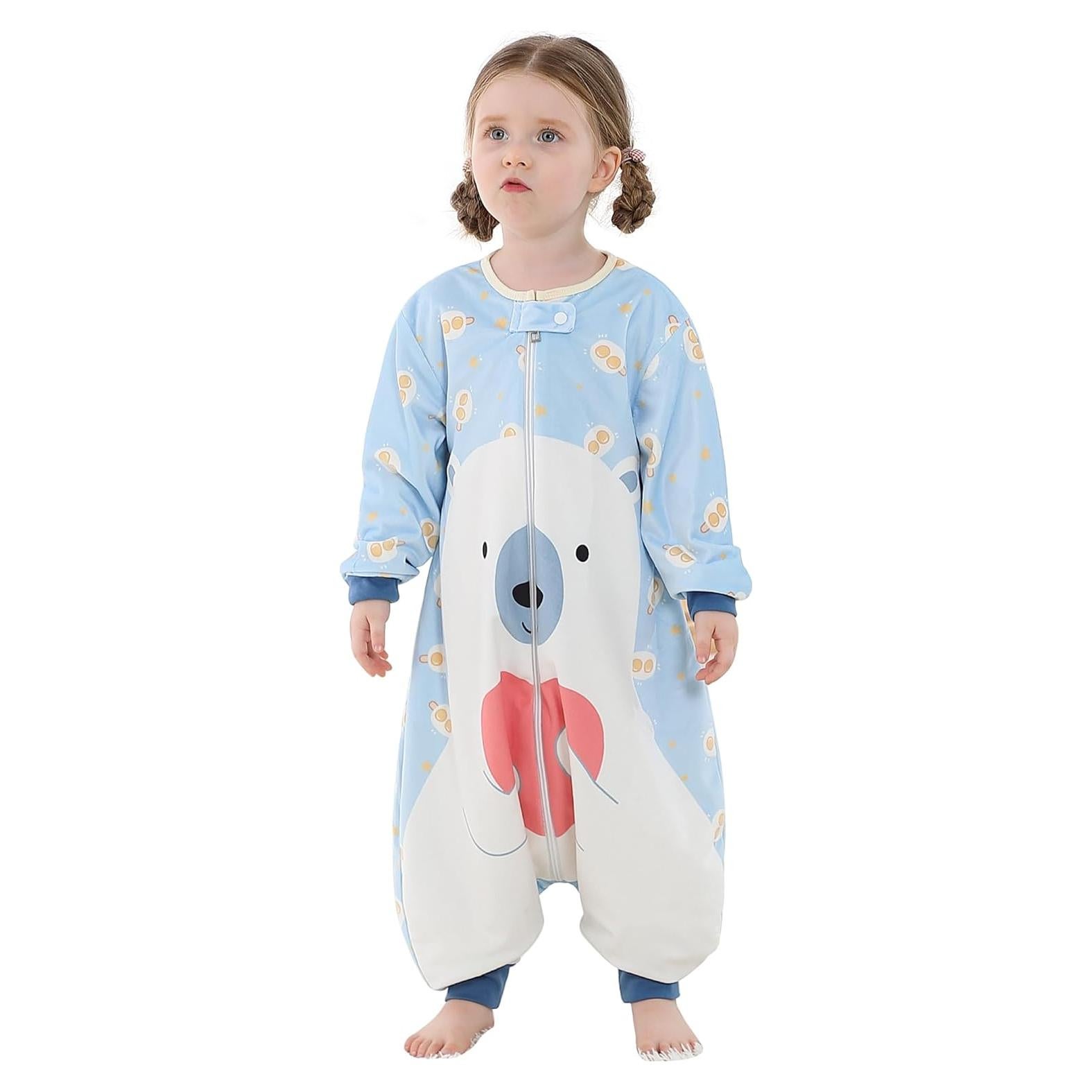 Saco de Dormir MICHLEY para Bebé Oso 1-3 Años Manga Larga