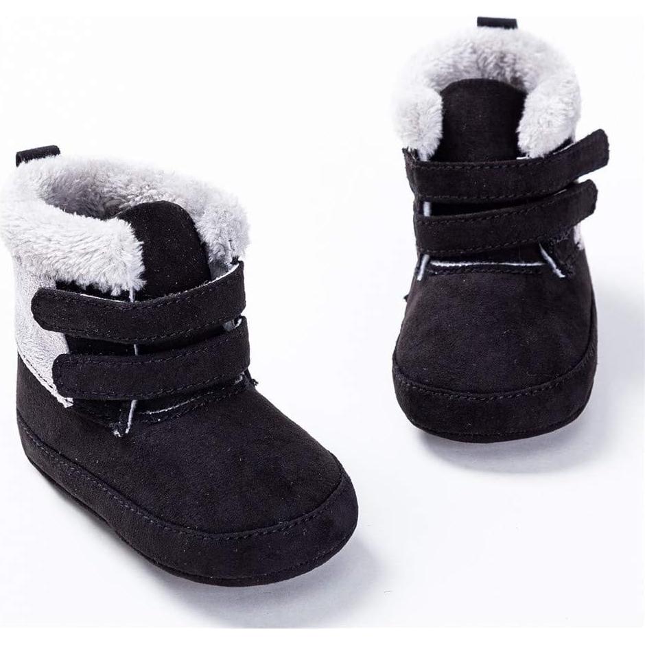 Botines de Forro Polar para Bebés Niños Niñas 3-6 Meses