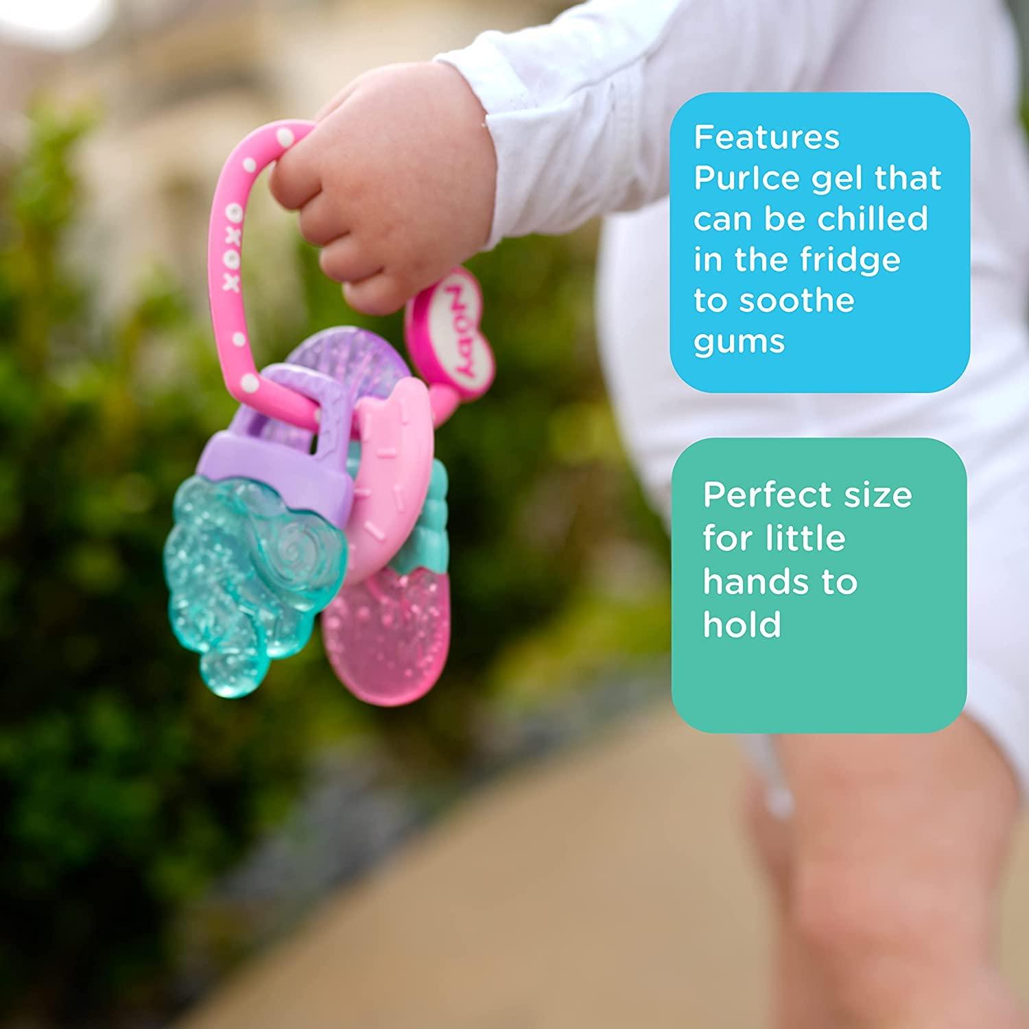 Anillo de Dentición IcyBite Nuby - Gel PureIce, Donut y Helado