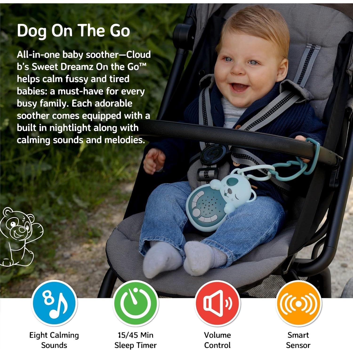 Reconfortante para Bebés Cloud b Sweet Dreamz Perro con Luz