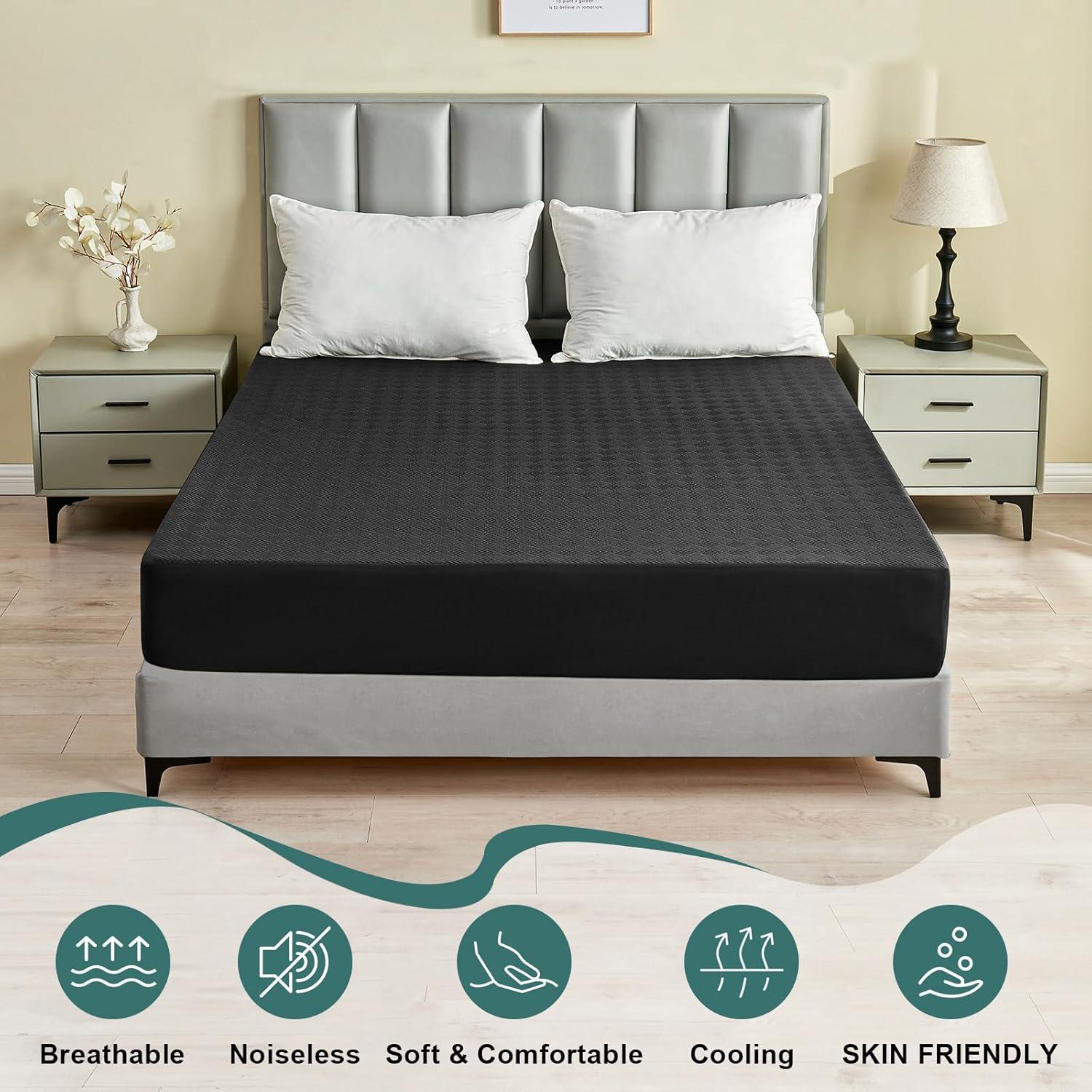 Protector de Colchón Impermeable Inooro Twin 3D Air 190.5x99.06cm