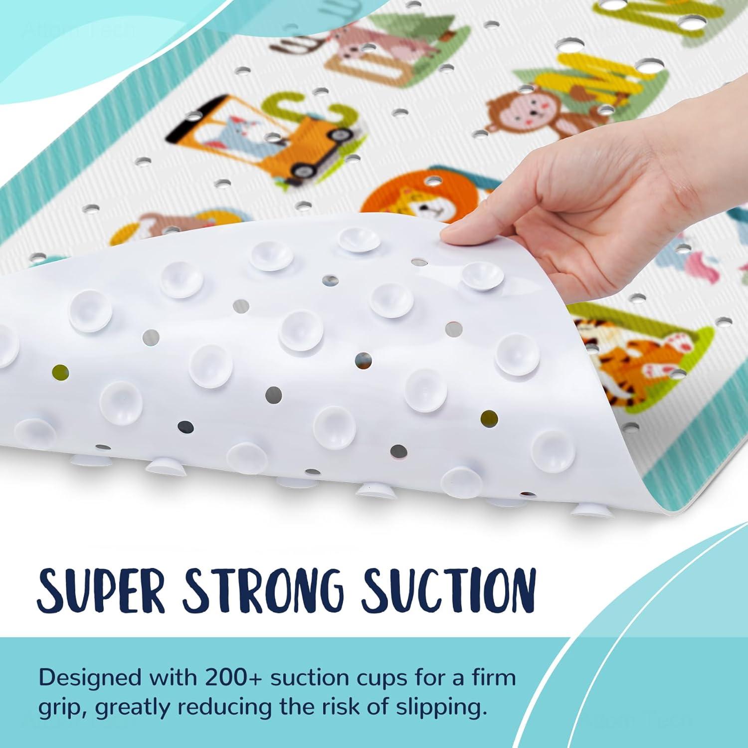 Alfombrilla Antideslizante NiBaby 100x40 cm PVC Alfabeto