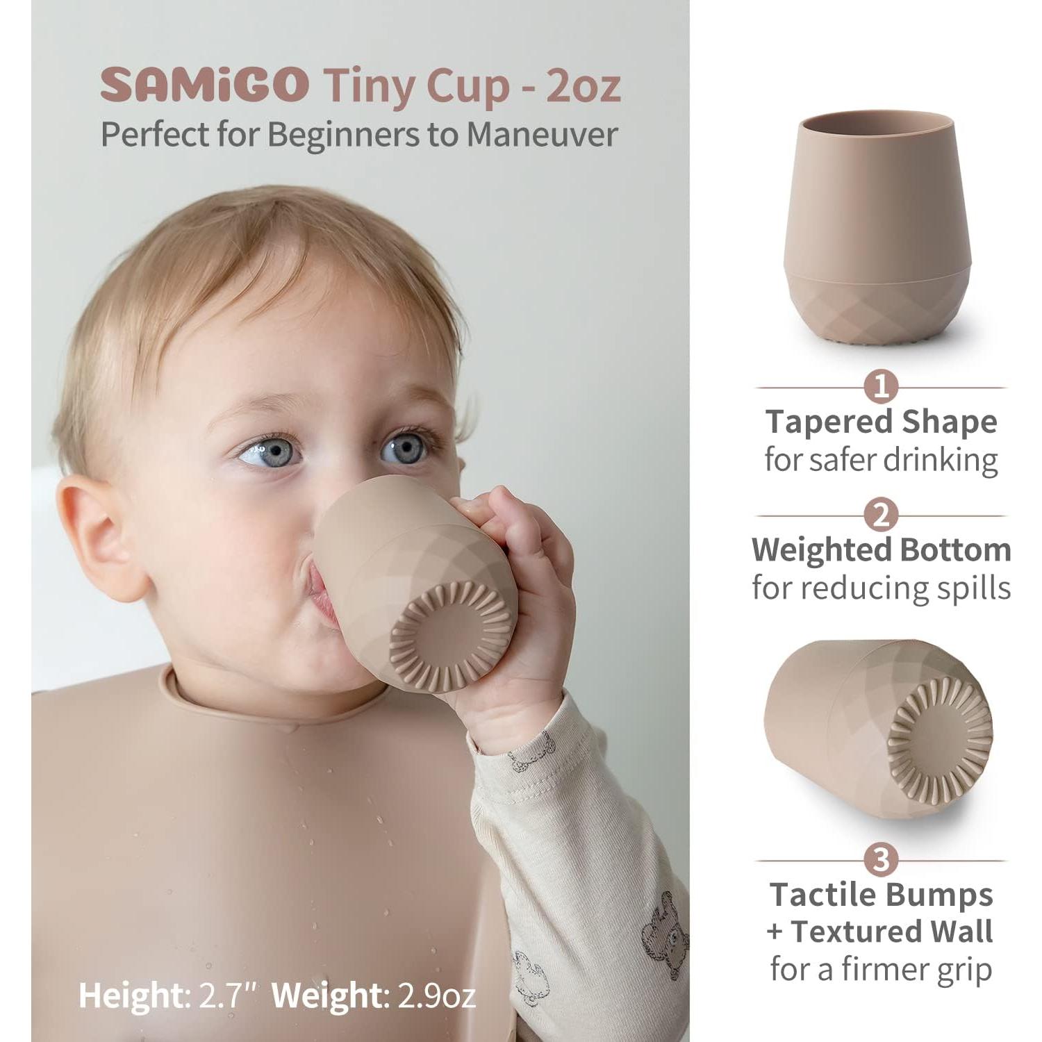 Tazas de Silicona para Bebés SAMiGO 60 ml Antideslizantes