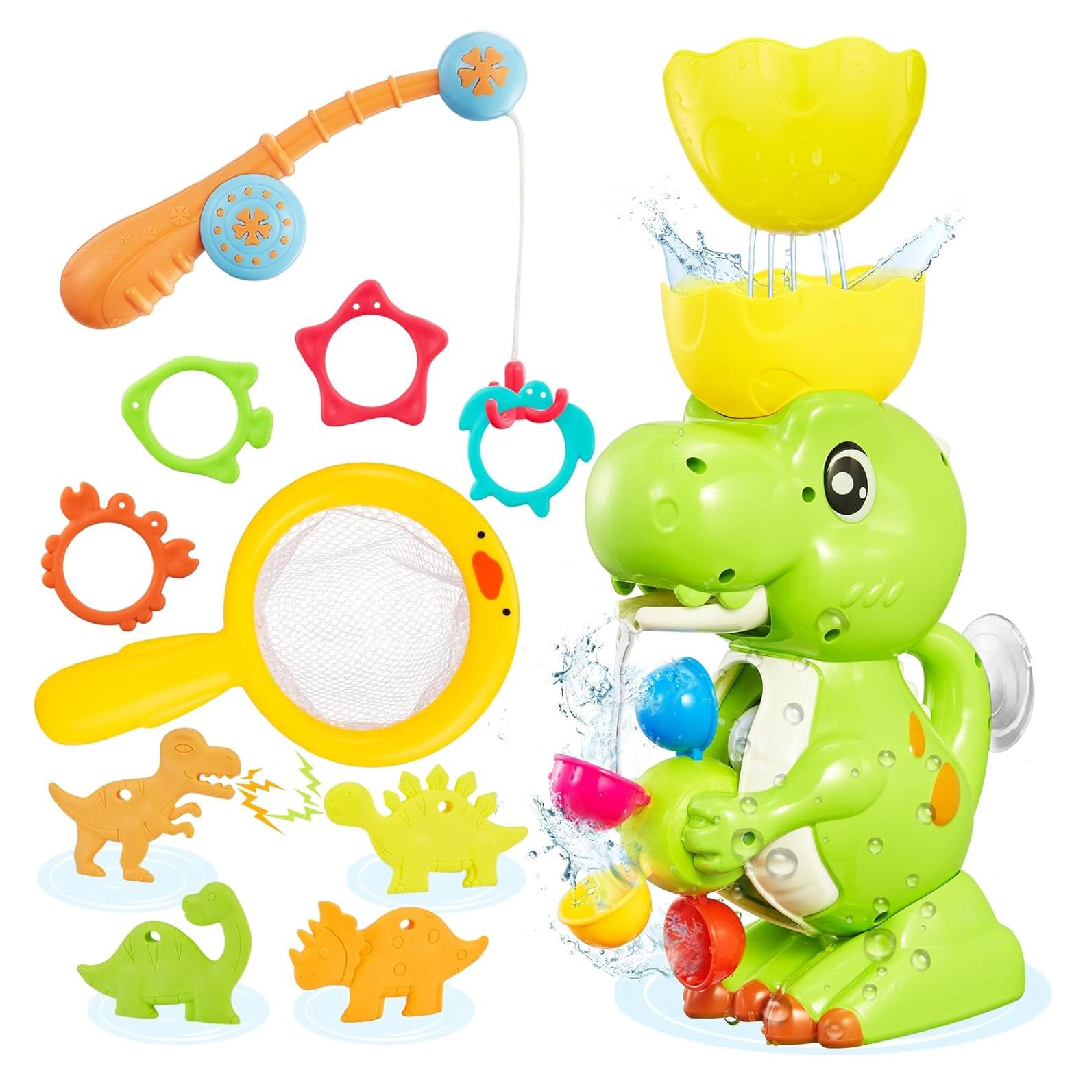 Juguete de Baño Dinosaurio EKU 9917 - Interactivo 18 meses+