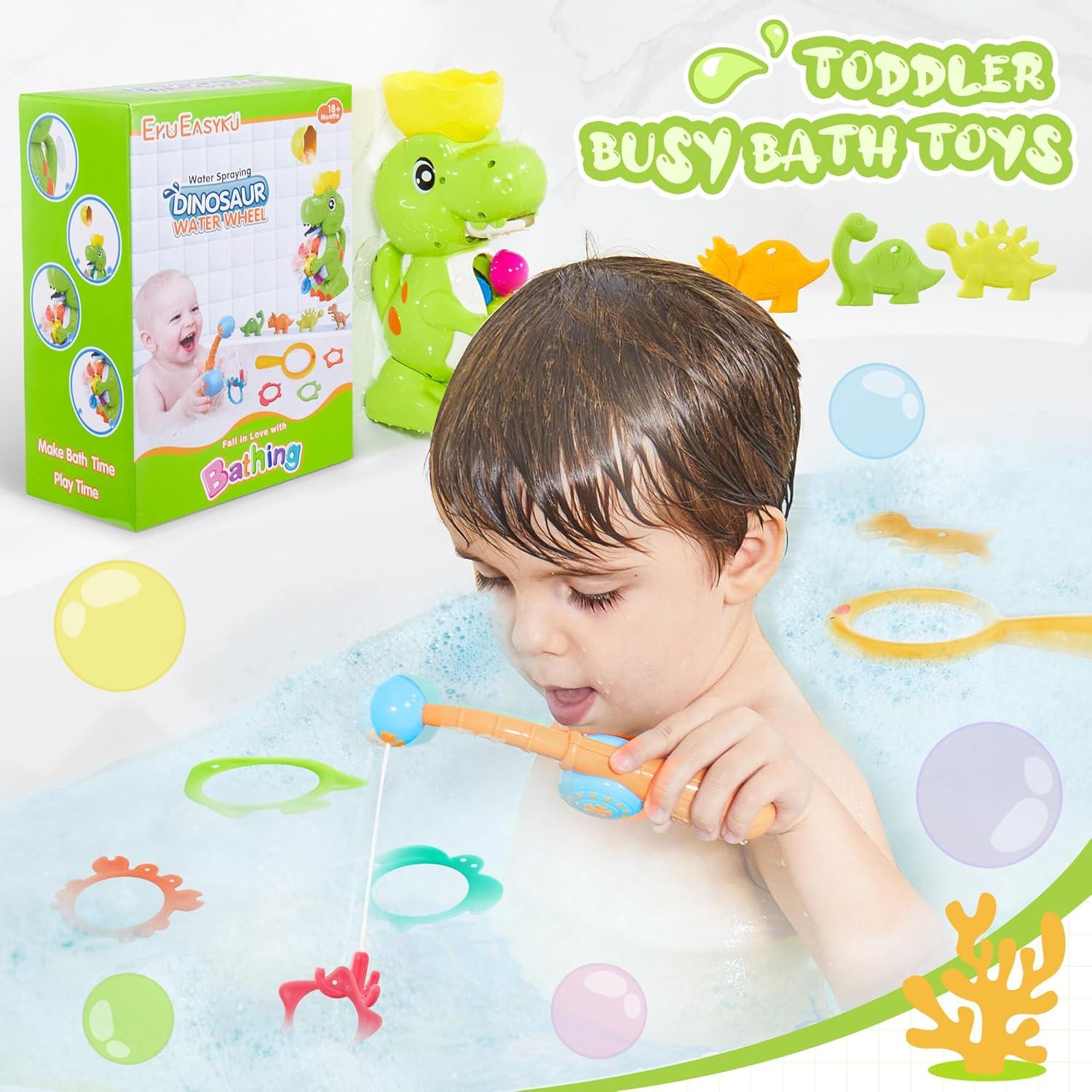Juguete de Baño Dinosaurio EKU 9917 - Interactivo 18 meses+
