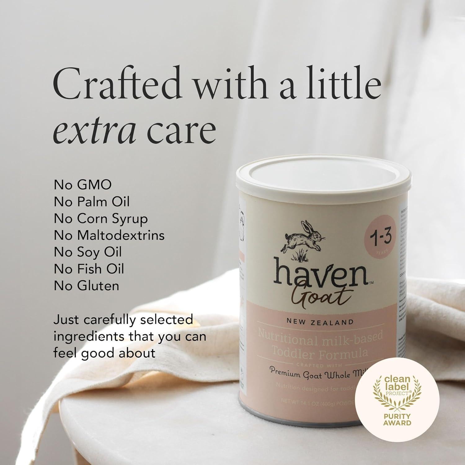 Fórmula para Niños Pequeños Haven Goat 400g - Leche de Cabra