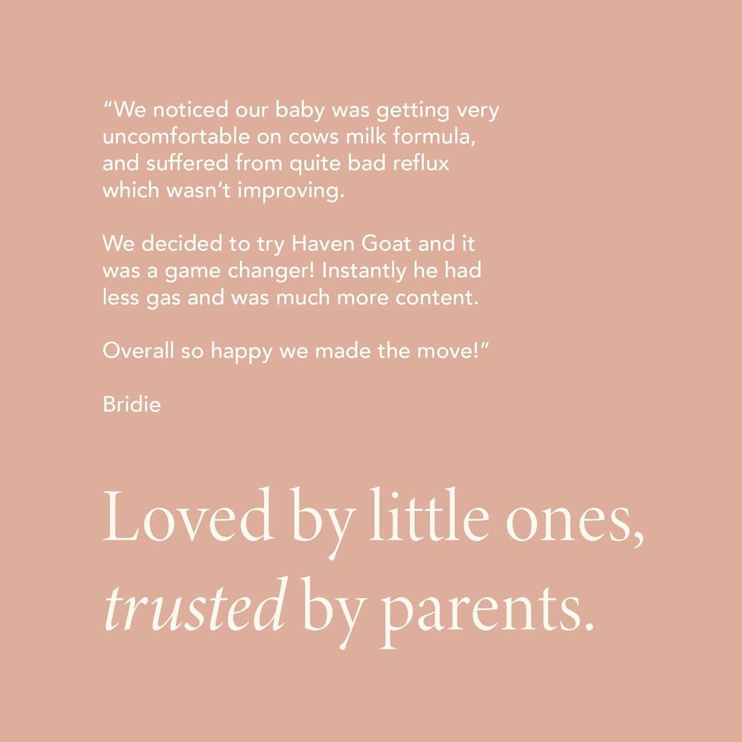 Fórmula para Niños Pequeños Haven Goat 400g - Leche de Cabra