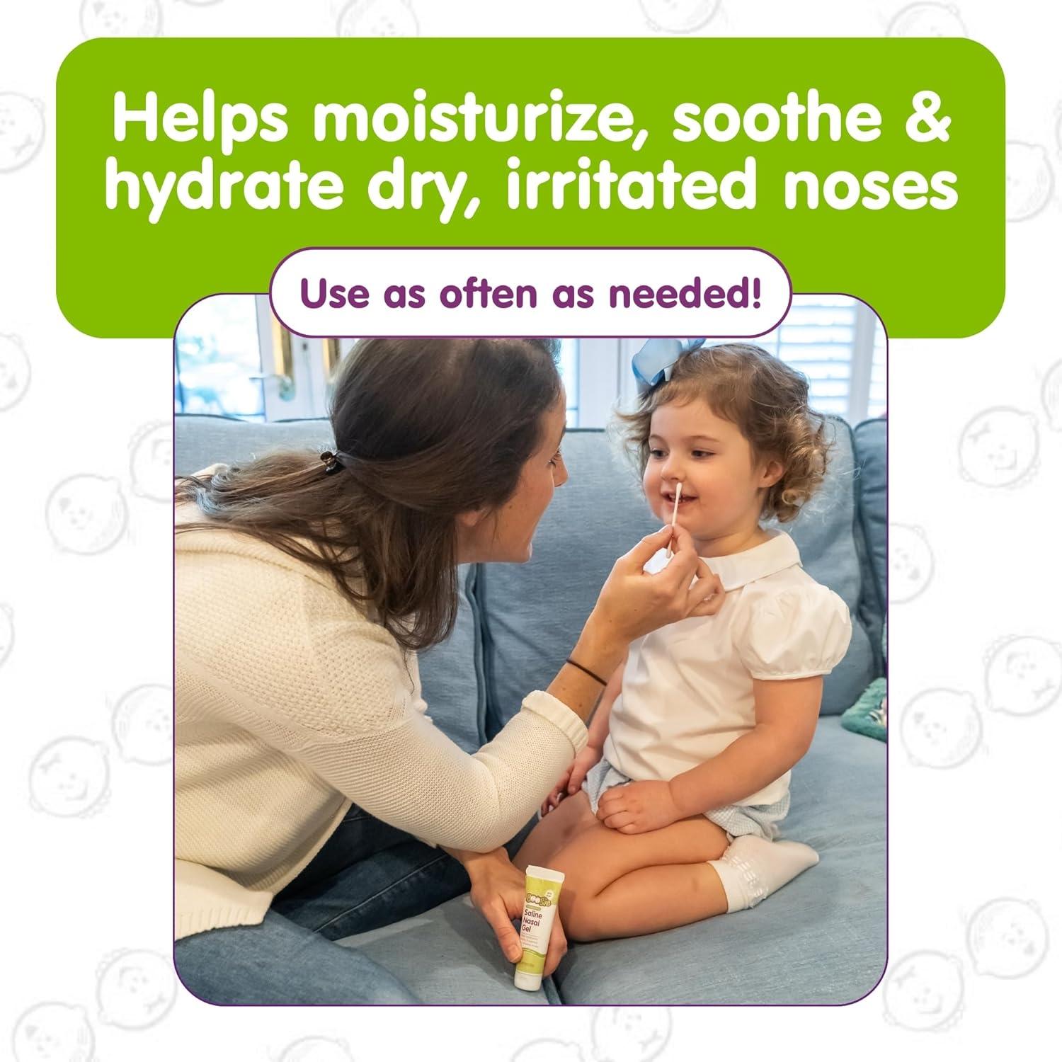 Gel Nasal Salino Boogie con Aloe, Alivia Narices Secas 1 Paquete