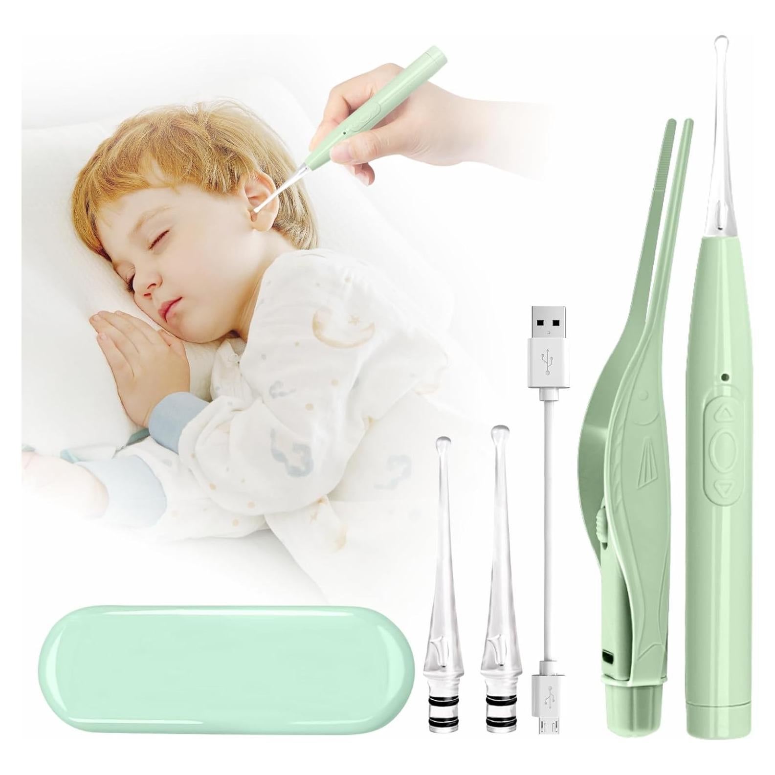 Kit de Limpieza de Cerumen Manmihealth con Luz LED - 4 Herramientas