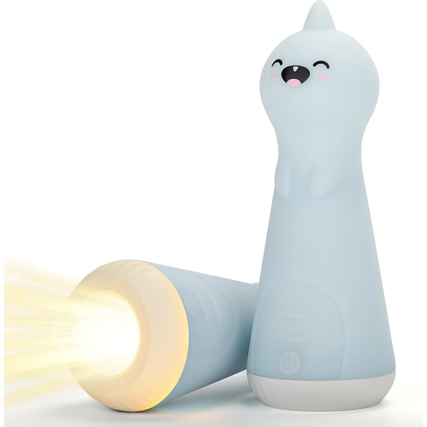 Linterna Nocturna LED ShaArkMango Recargable para Niños 6.1cm