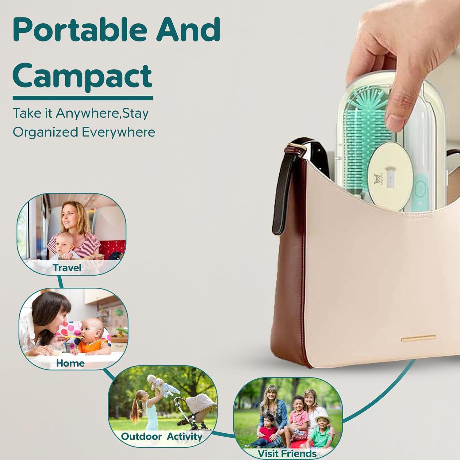 Limpiador Eléctrico de Botellas Genérico 7 en 1 Verde