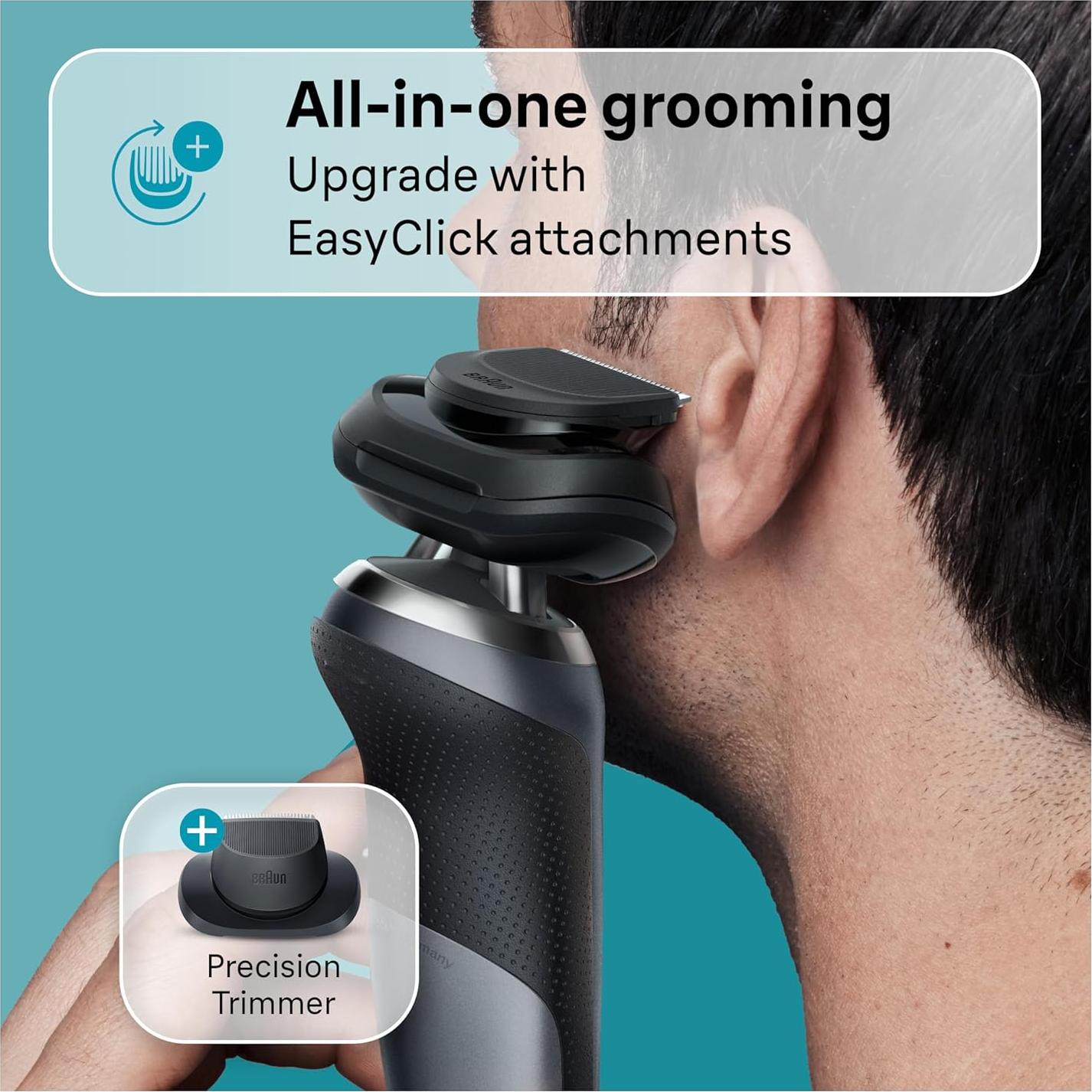 Afeitadora Eléctrica Braun Serie 7 7127cs Impermeable Gris