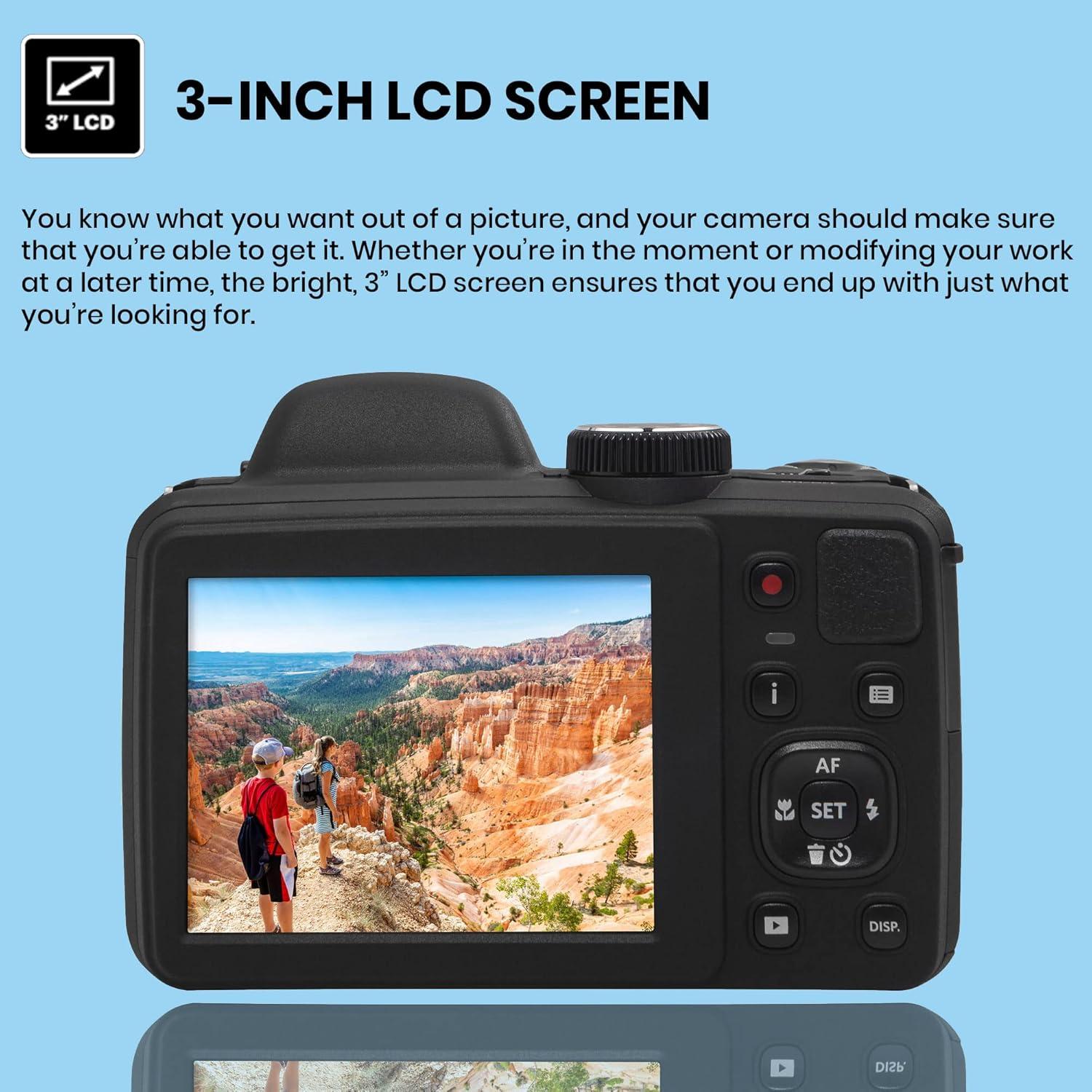 Cámara Digital Kodak PIXPRO AZ405 20MP Zoom 40x Negra