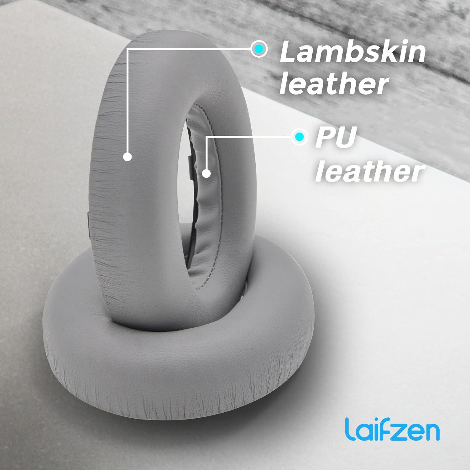 Almohadillas de cuero de cordero Laifzen para Bose QC Ultra