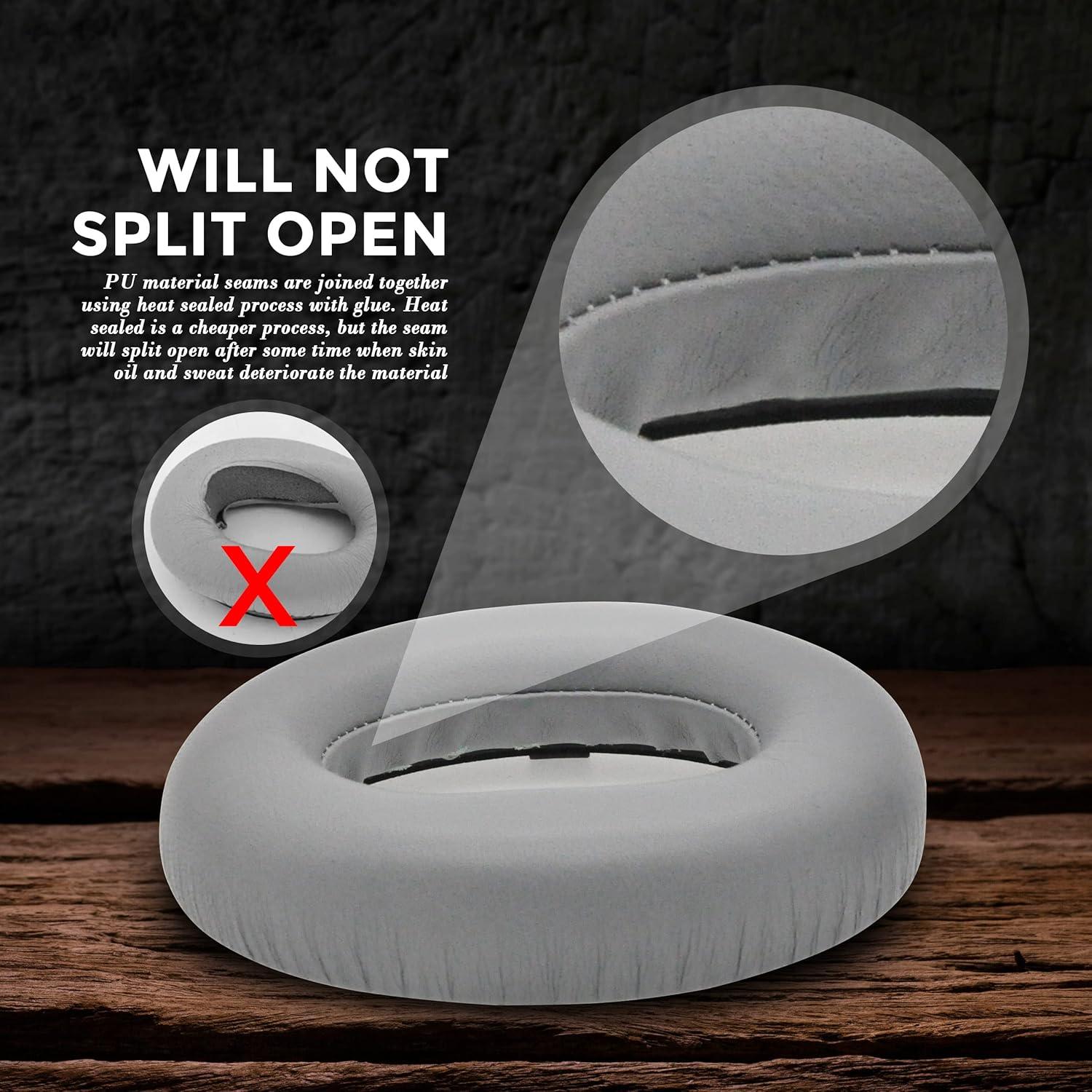 Almohadillas de cuero de cordero Laifzen para Bose QC Ultra