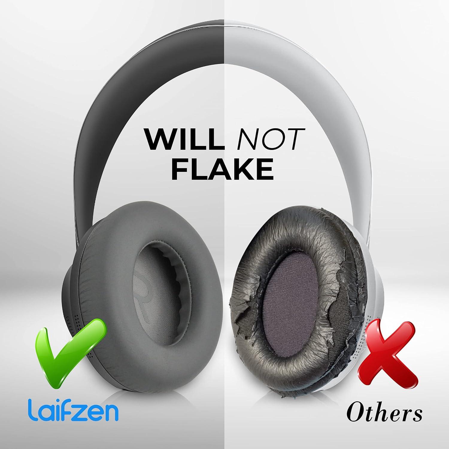 Almohadillas de cuero de cordero Laifzen para Bose QC Ultra