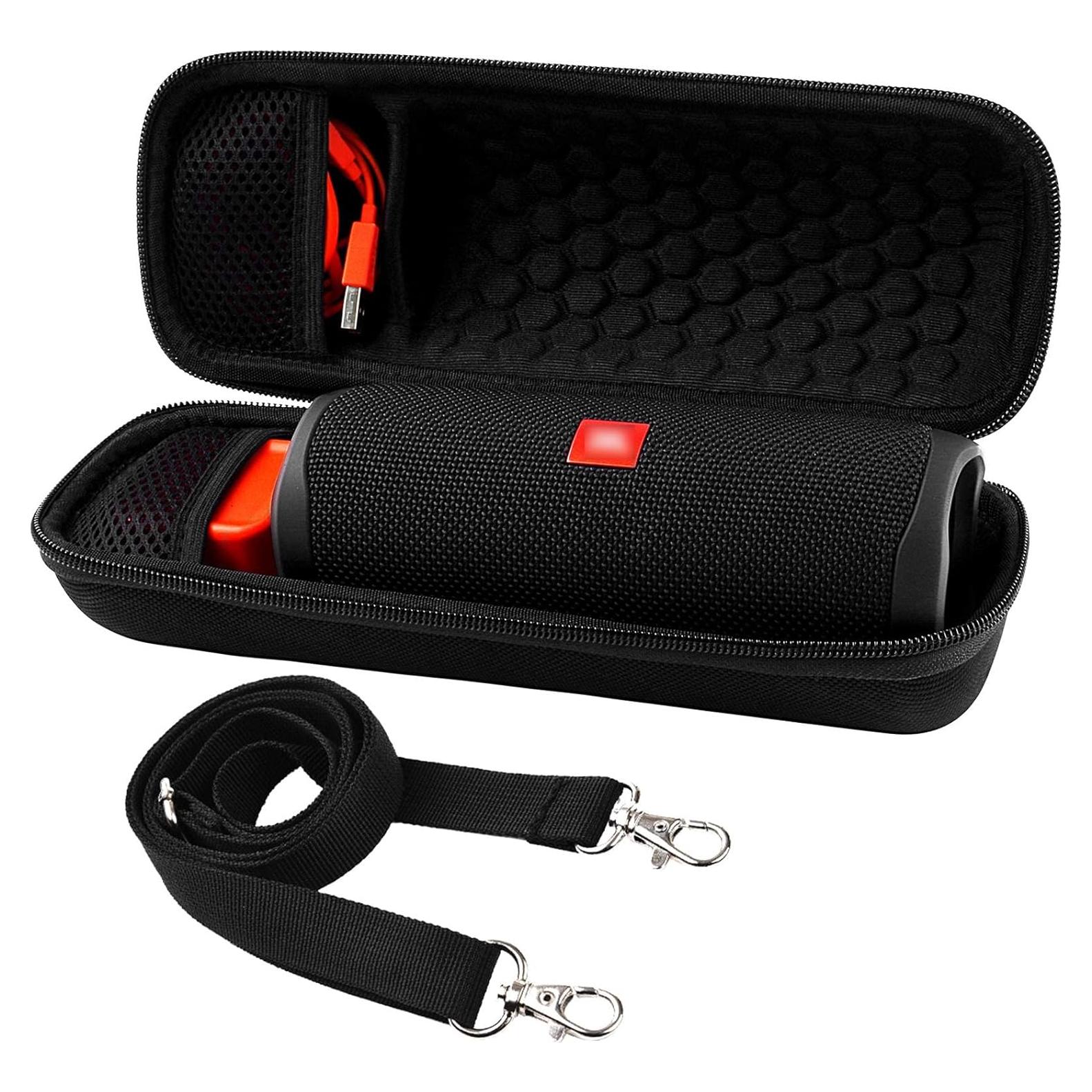 Funda para altavoz Comecase JBL Flip 7/6/5/4 - Negro
