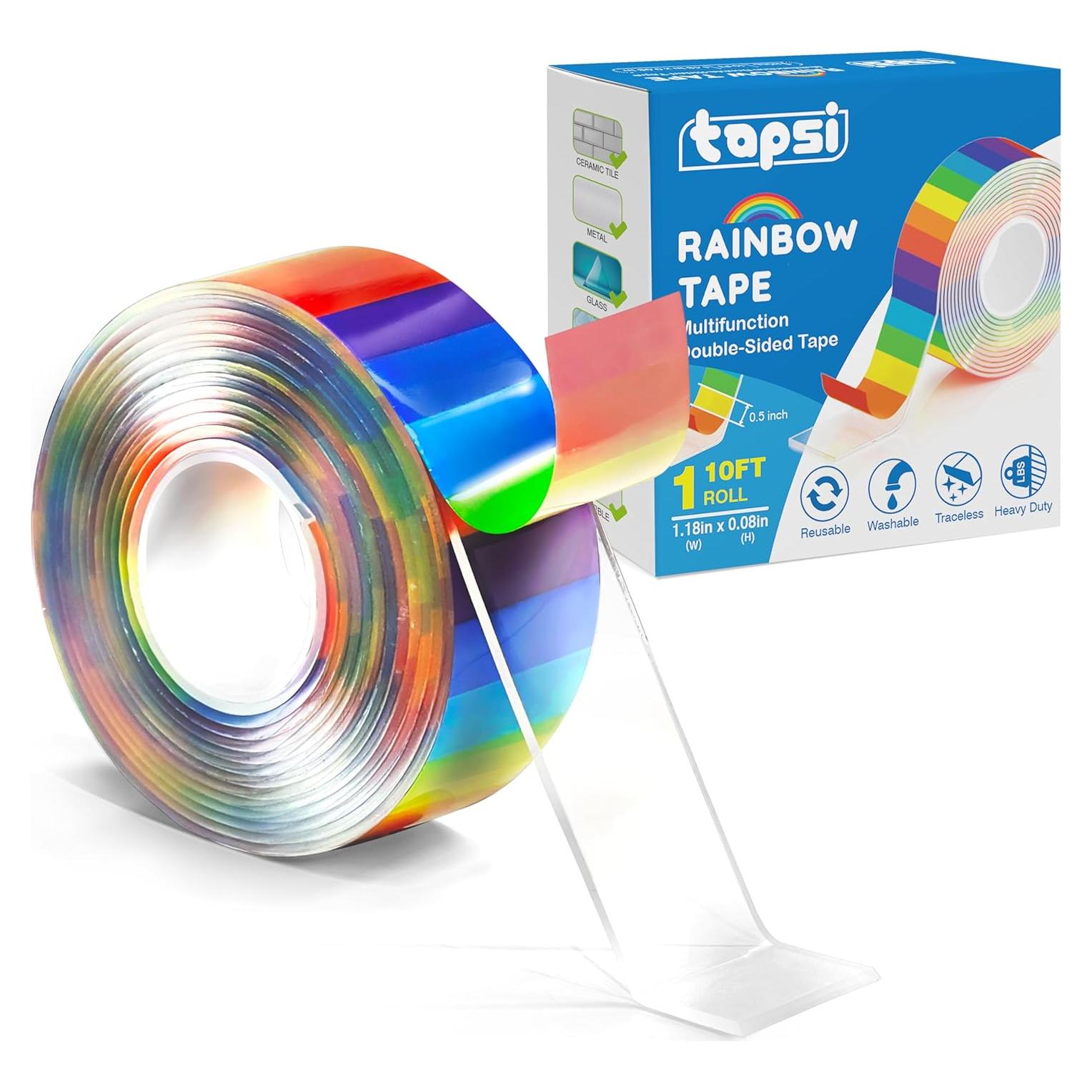 Cinta Doble Cara Tapsi 3 cm x 3 m Resistente Interior Exterior