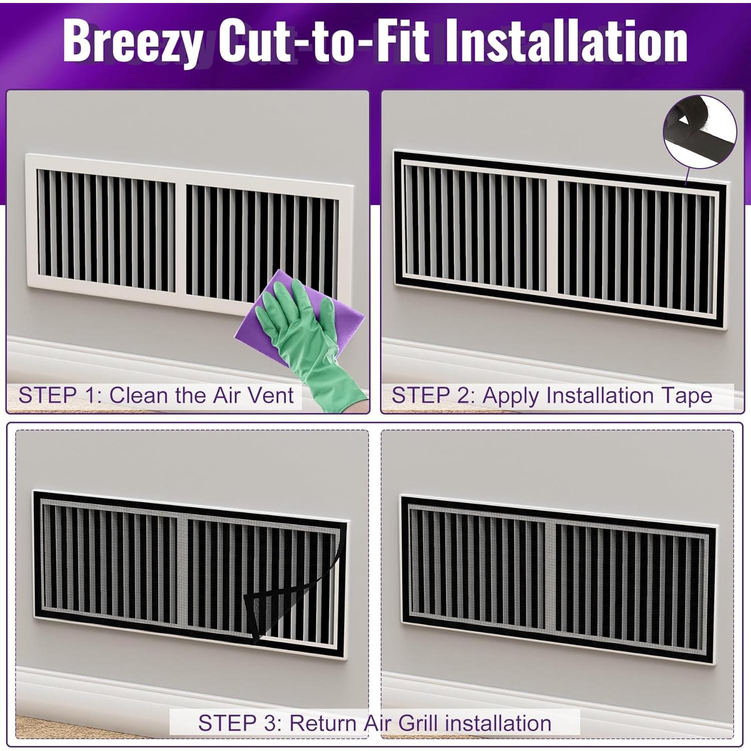 Filtro de Ventilación de Aire Mxclimate 99x140cm Lavable
