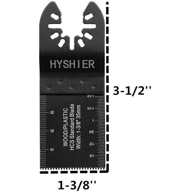 50 Cuchillas de Sierra Oscilante HYSHIER para Madera y Metal