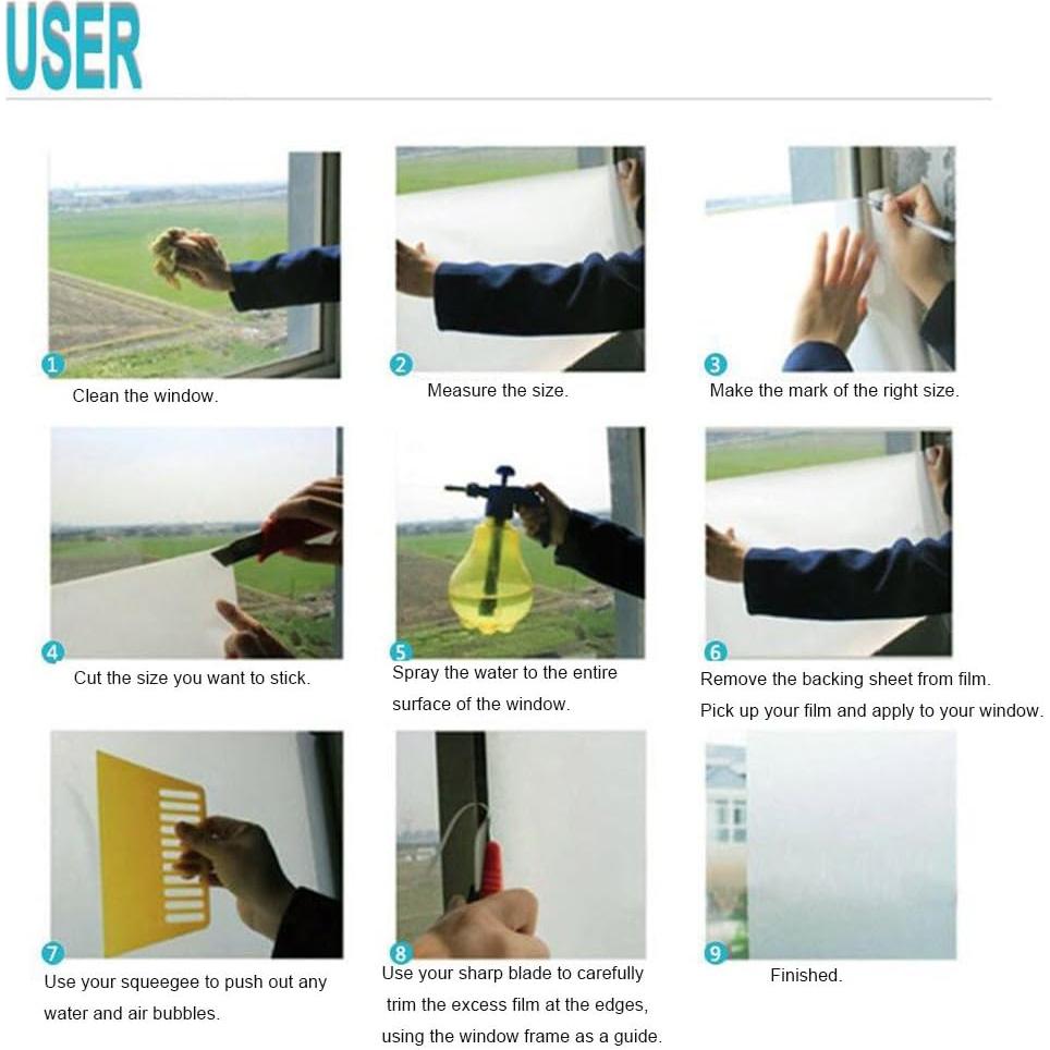 Rollo Película de Ventana HOHOFILM 1.52m x 0.97m Semi-Privacidad