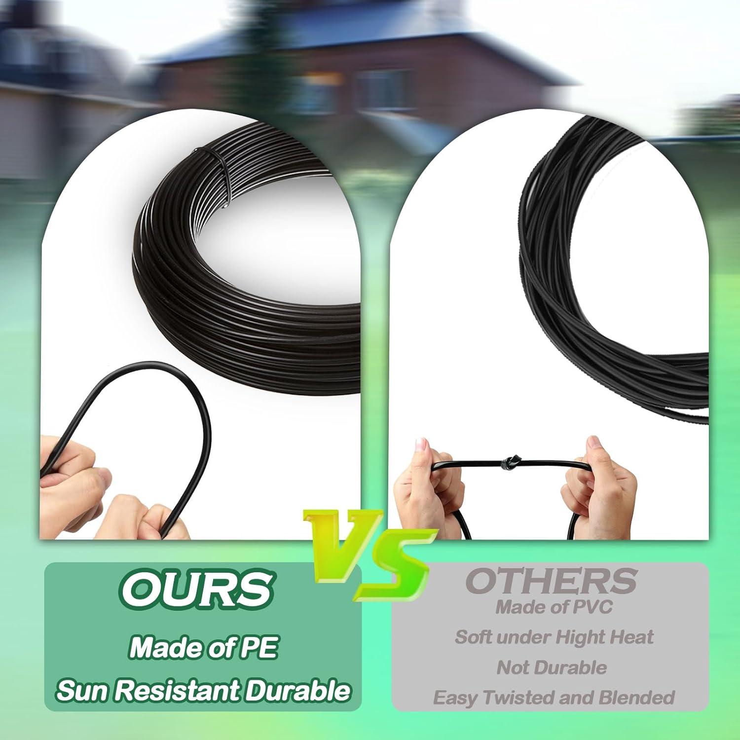 Sistema de Riego por Goteo ANSIKE 50 m con Boquillas Ajustables