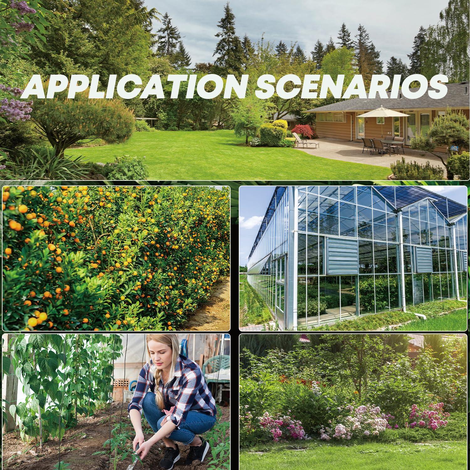 Sistema de Riego por Goteo ANSIKE 50 m con Boquillas Ajustables