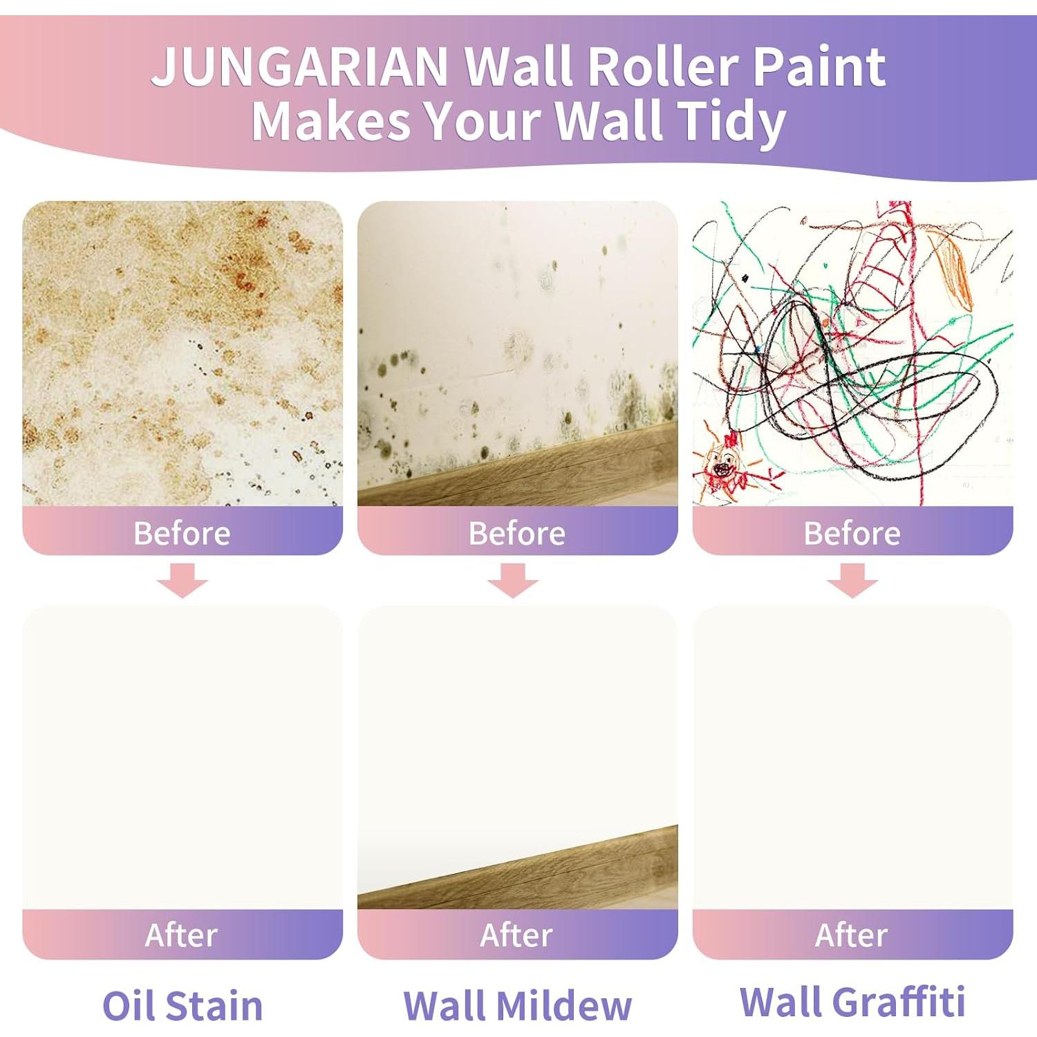Kit de Pintura para Pared JUNGARIAN 100g Blanco Marfil 2X