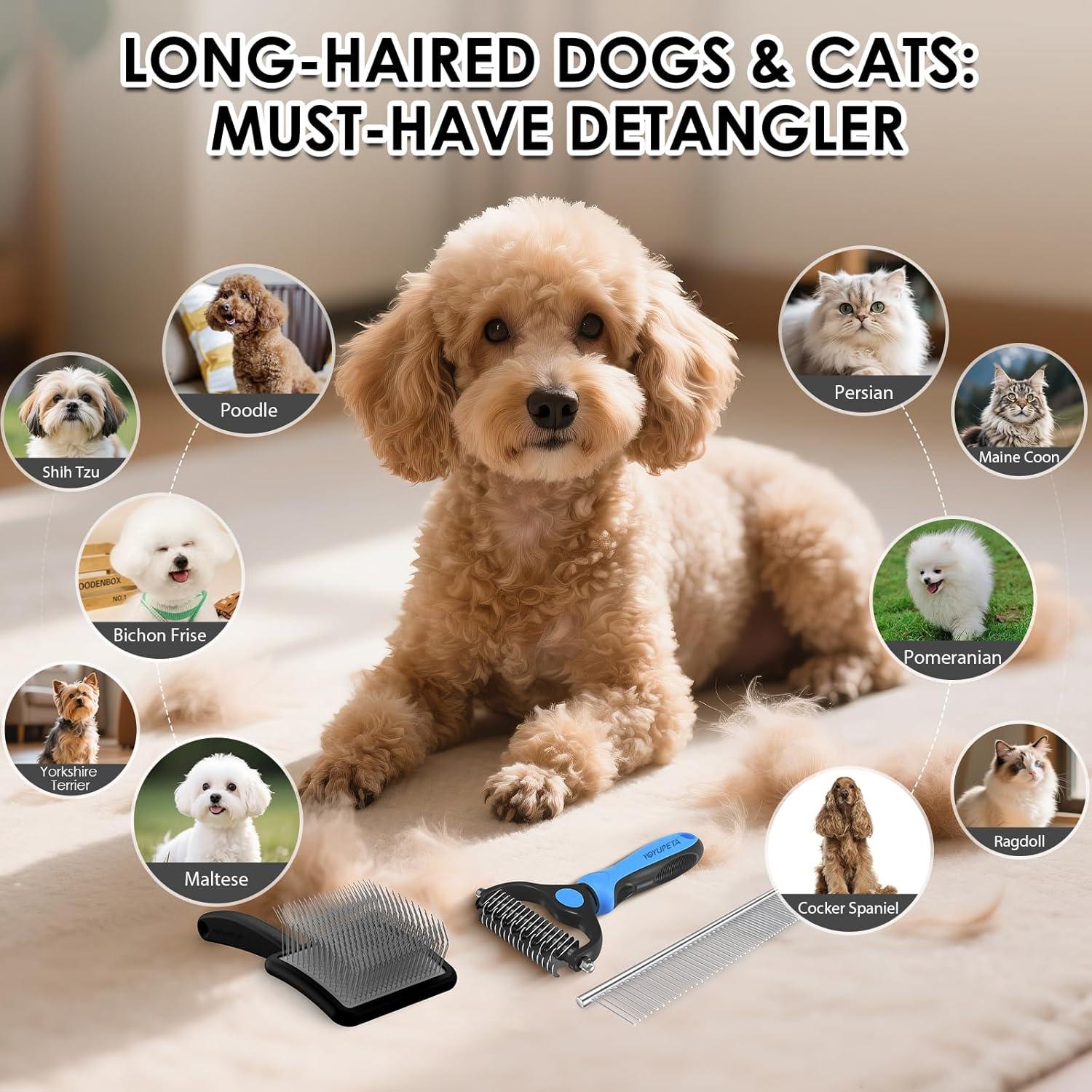 Kit de Aseo para Mascotas YOYUPETA - Cepillo Slicker Grande