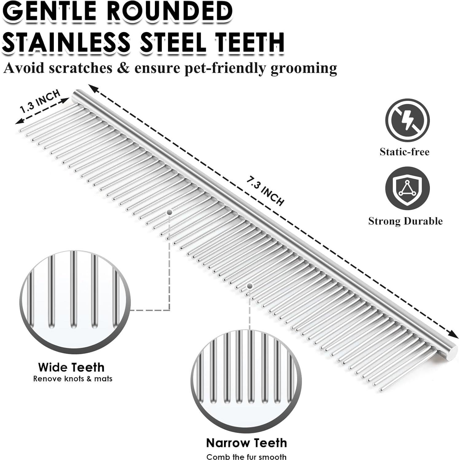 Kit de Aseo para Mascotas YOYUPETA - Cepillo Slicker Grande