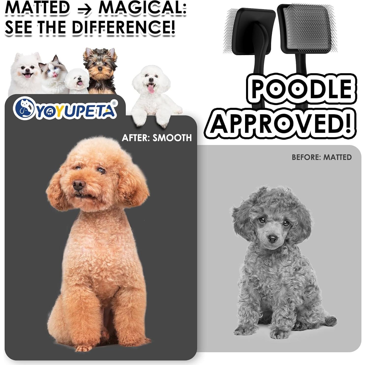 Kit de Aseo para Mascotas YOYUPETA - Cepillo Slicker Grande