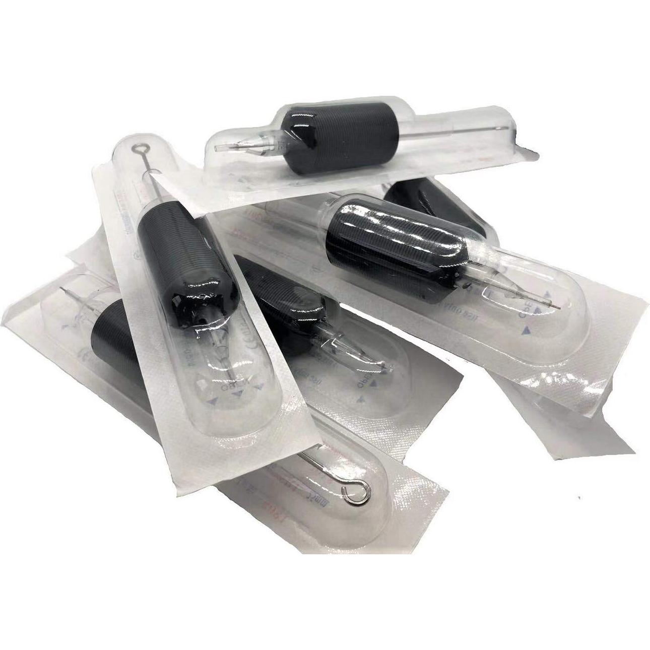 Tatmax 20PCS Agujas y Tubos de Tatuaje 25mm Combo 5RM-15RM