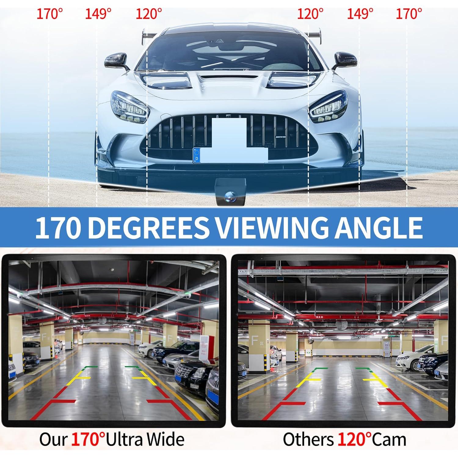 Cámara de Reversa AUCARAUTO K21 HD 720P Impermeable 170°