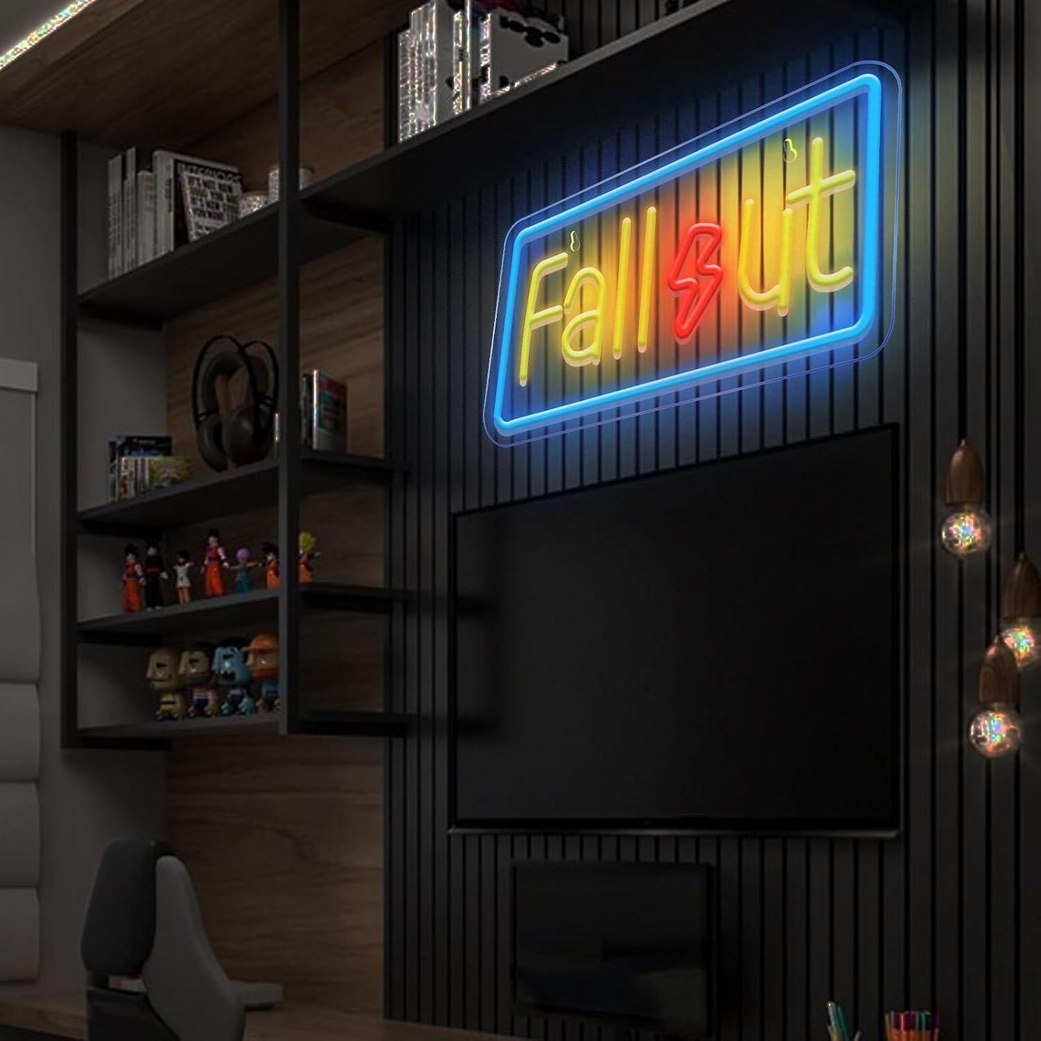 Letrero Neón LED Fallout IMEGINA 35.1x17 cm Decoración