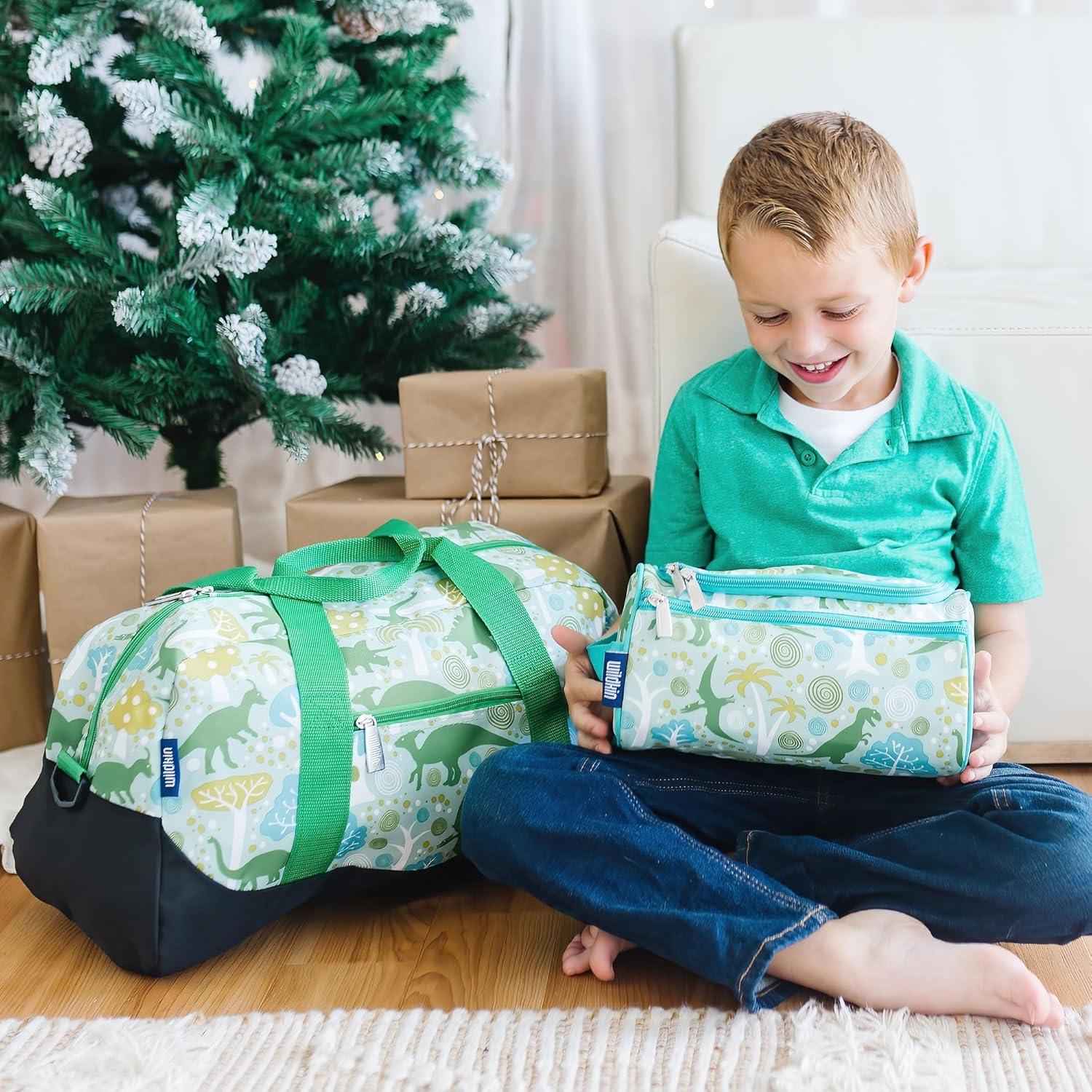 Bolsa de viaje Wildkin para niños - Dinosaurios Dinomite 45.7x22.9cm