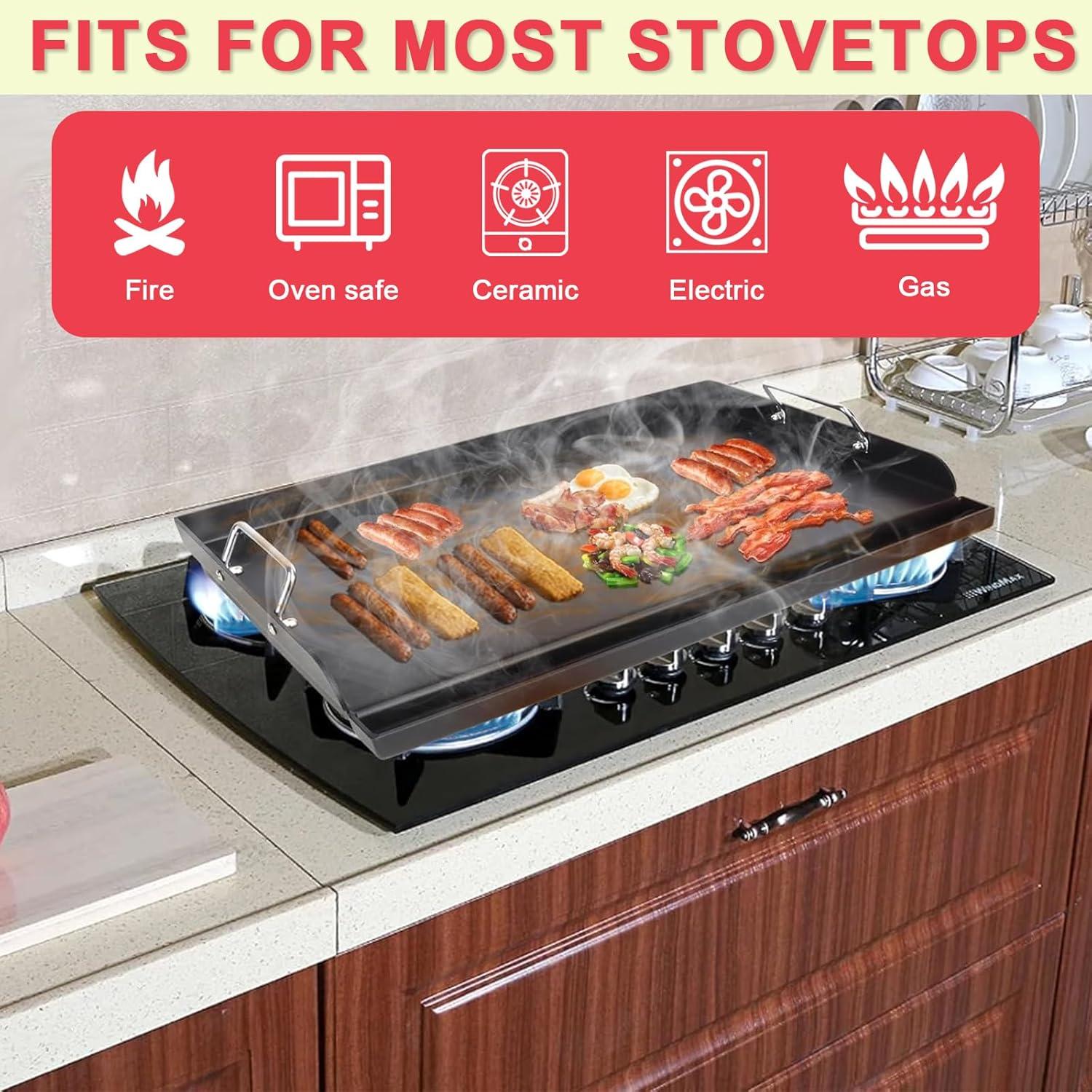 Plancha Universal para Parrillas de Gas DcYourHome 43x33cm