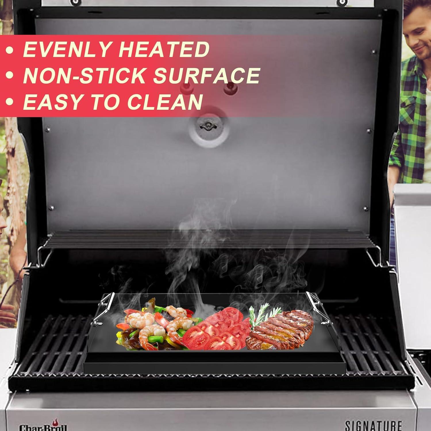 Plancha Universal para Parrillas de Gas DcYourHome 43x33cm