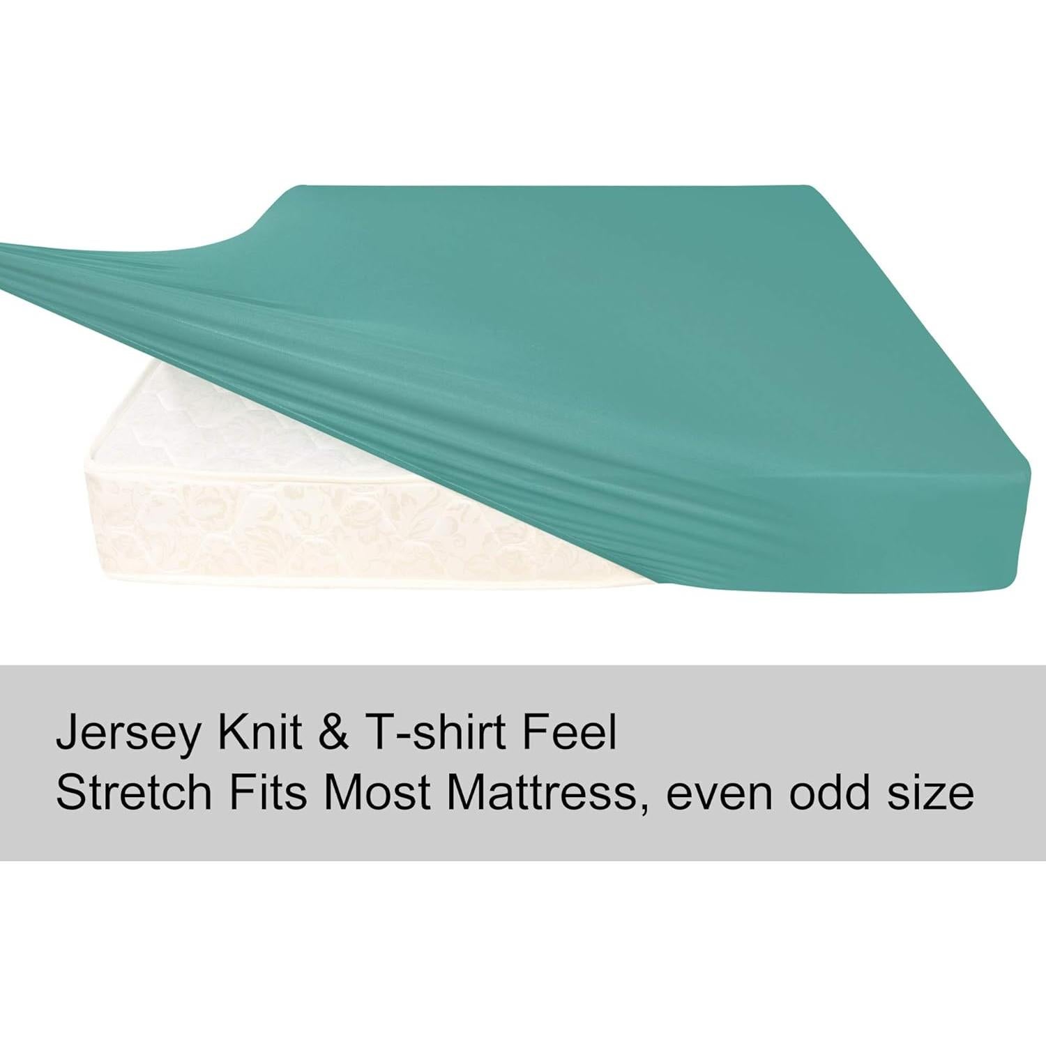 Sábana Ajustable Twin N&Y HOME Aqua 40.64 cm Profundidad