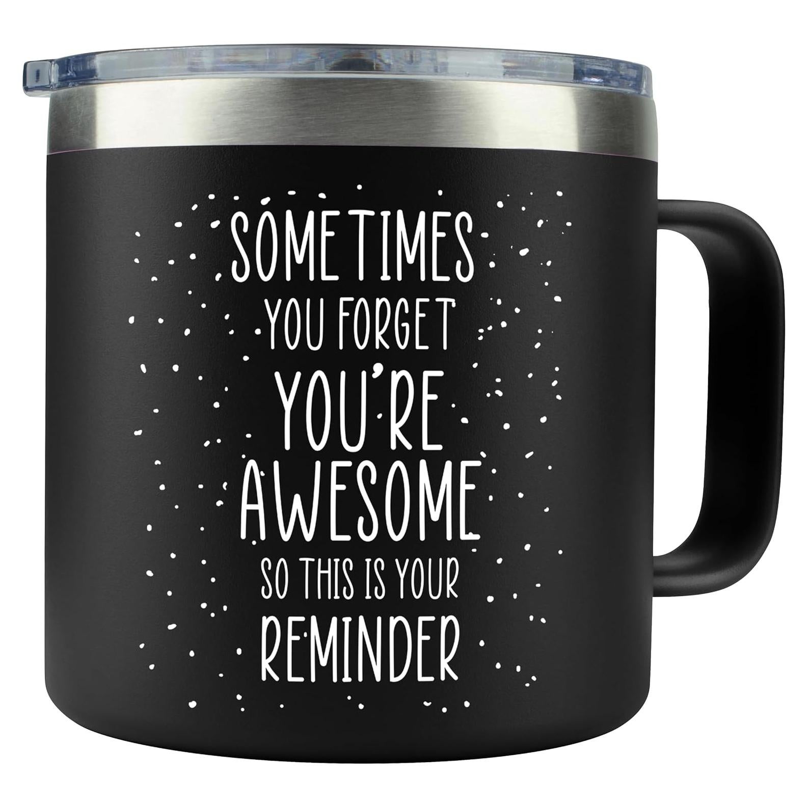 Taza Divertida KLUBI para Papá 14oz Negra - Regalo Navidad