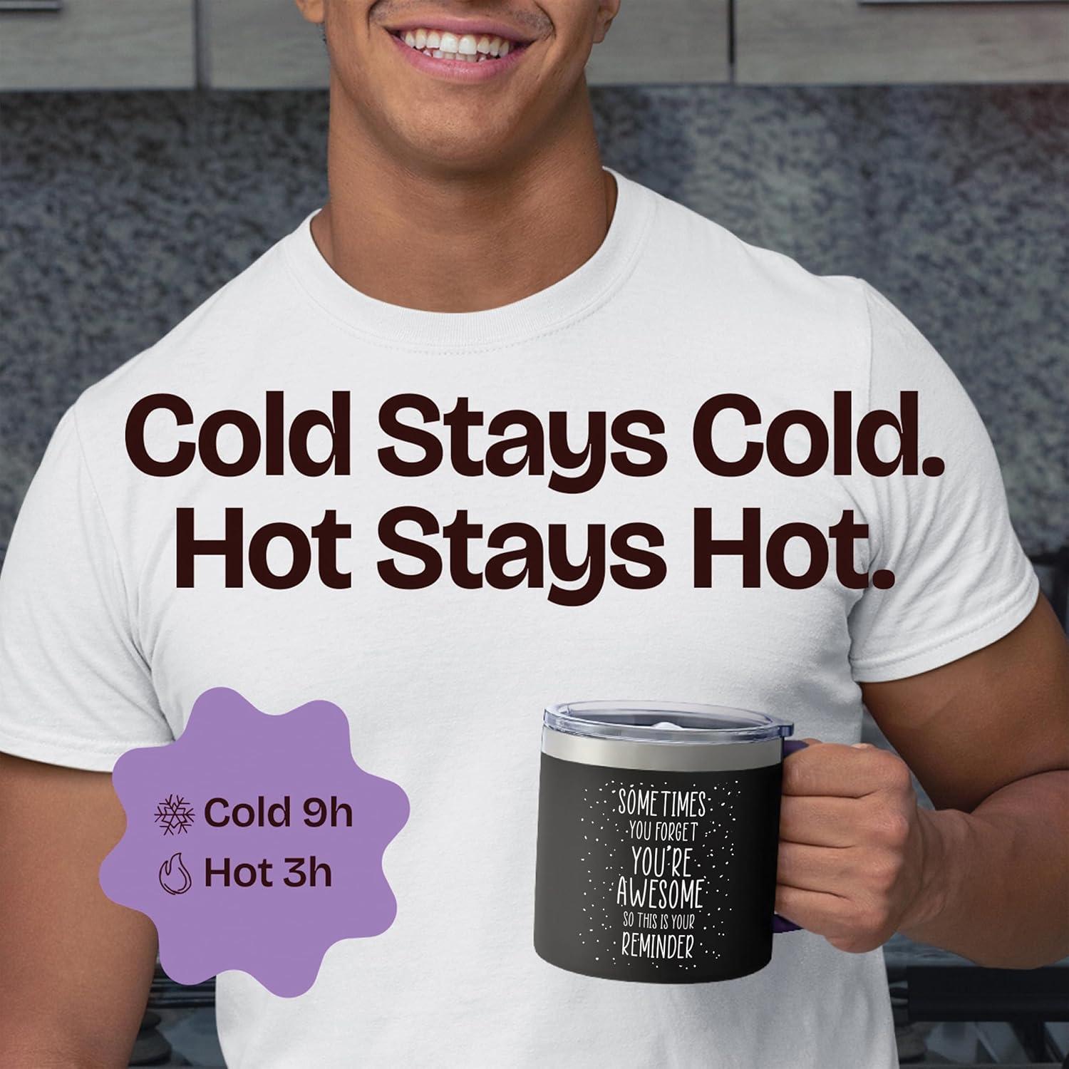 Taza Divertida KLUBI para Papá 14oz Negra - Regalo Navidad