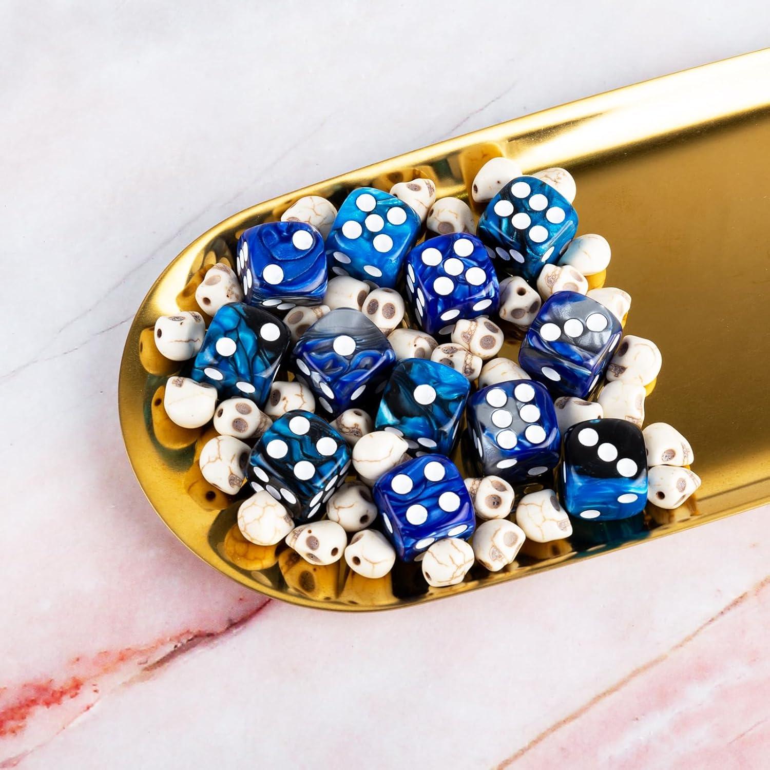 Set de 24 Dados D6 Acrílico 16mm con Bolsa LAMJAM