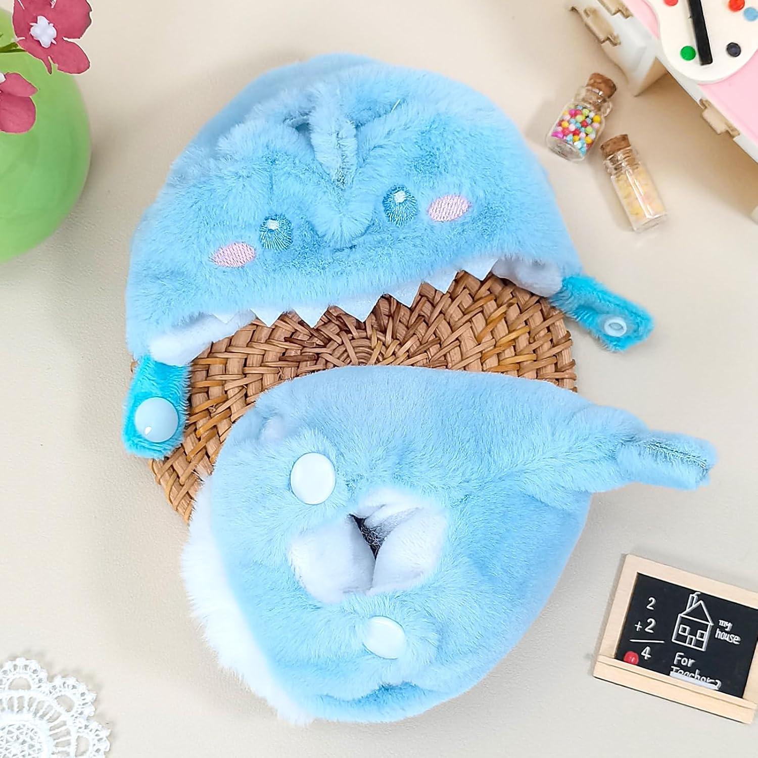 Ropa de Muñeca Beljeley Tiburón Azul 17 cm Suave