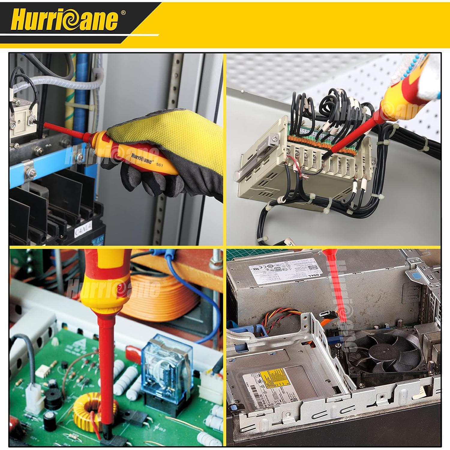 Juego de Destornilladores Aislados HURRICANE 13 Piezas 1000V