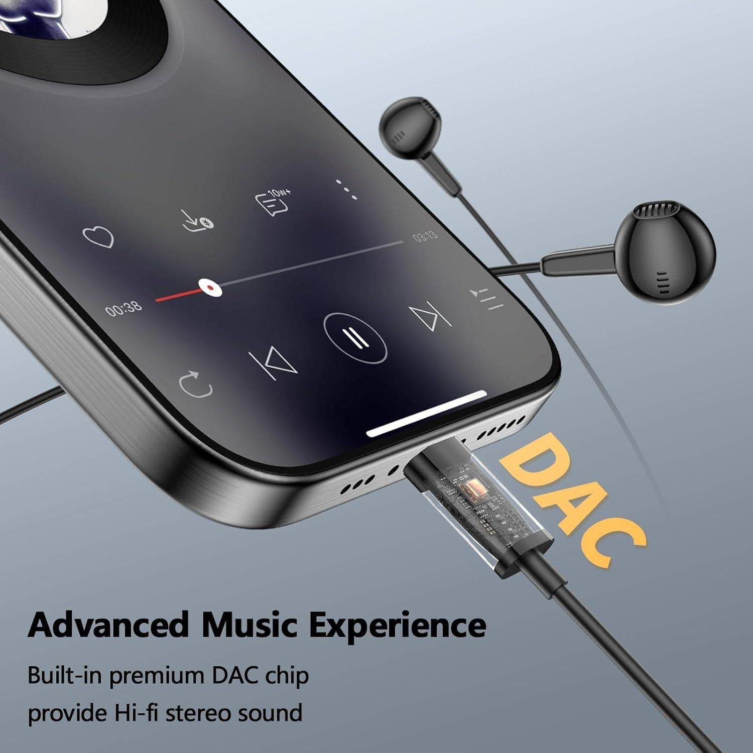 Auriculares USB-C iMangoo con Micrófono y Sonido Digital